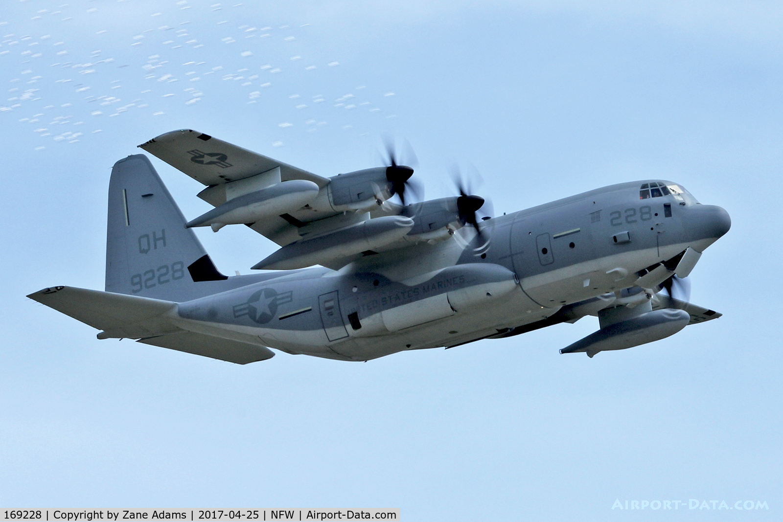169228, 2017 Lockheed Martin KC-130J Hercules Hercules C/N 382-5806, Departing NAS Fort Worth