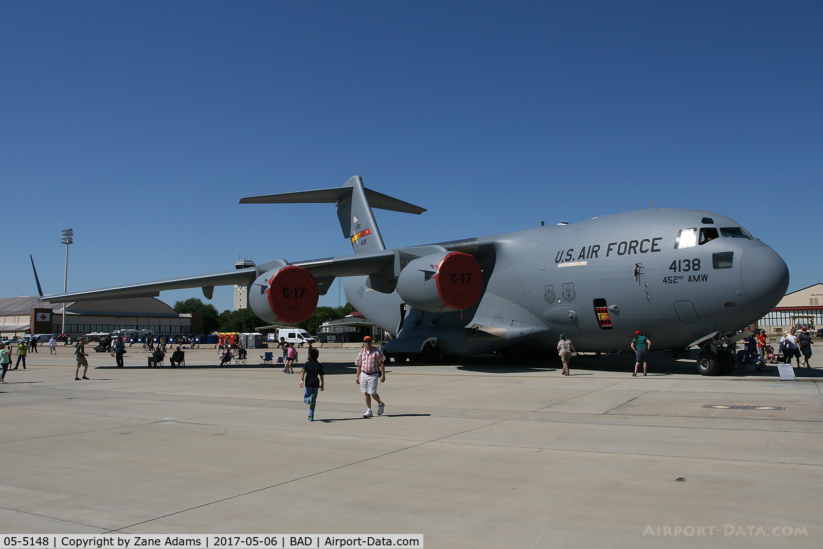 05-5148, 2005 Boeing C-17A Globemaster III C/N P-148, At the 2017 Barksdale Airshow