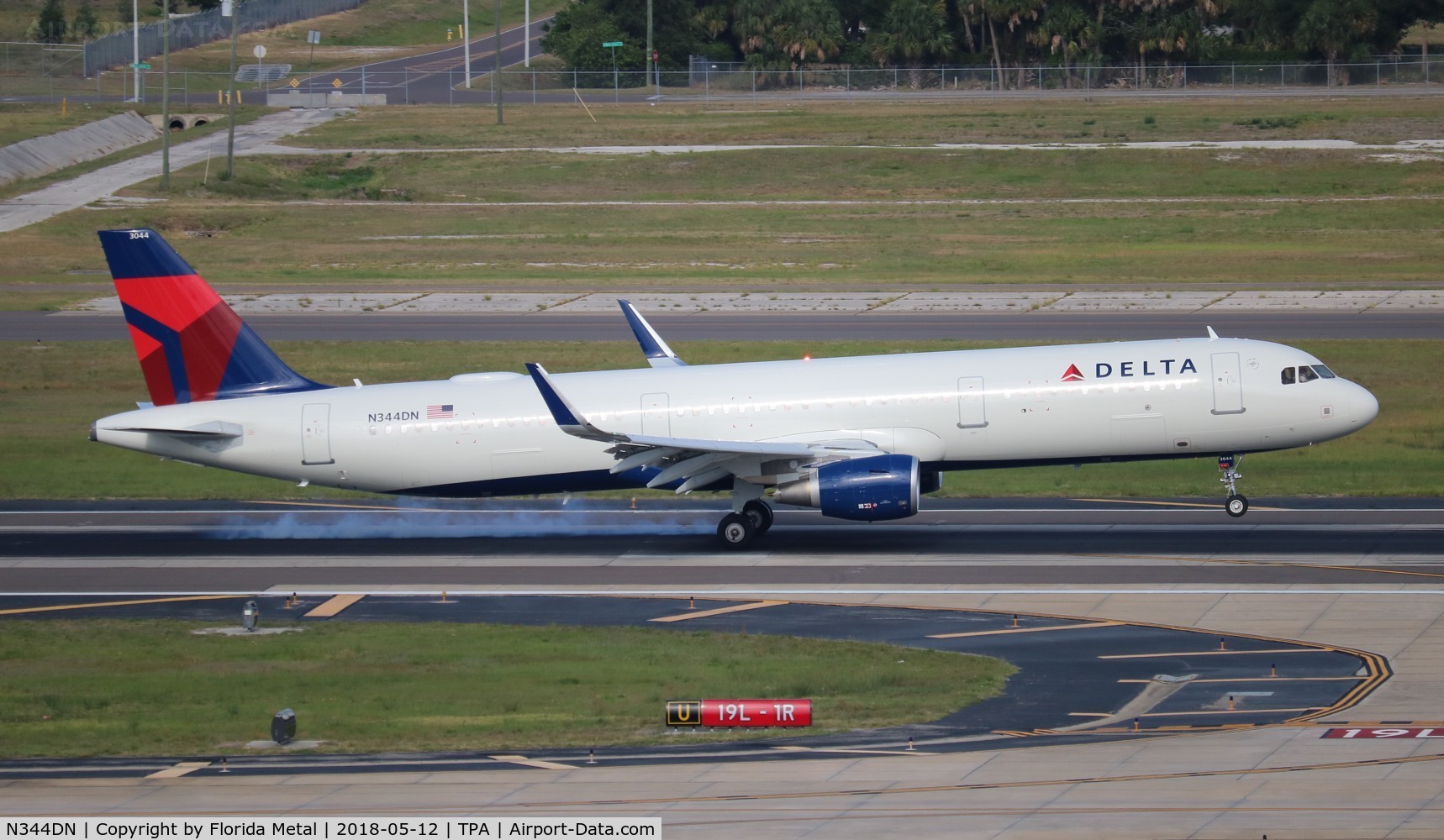 N344DN, 2018 Airbus A321-211 C/N 8171, Delta