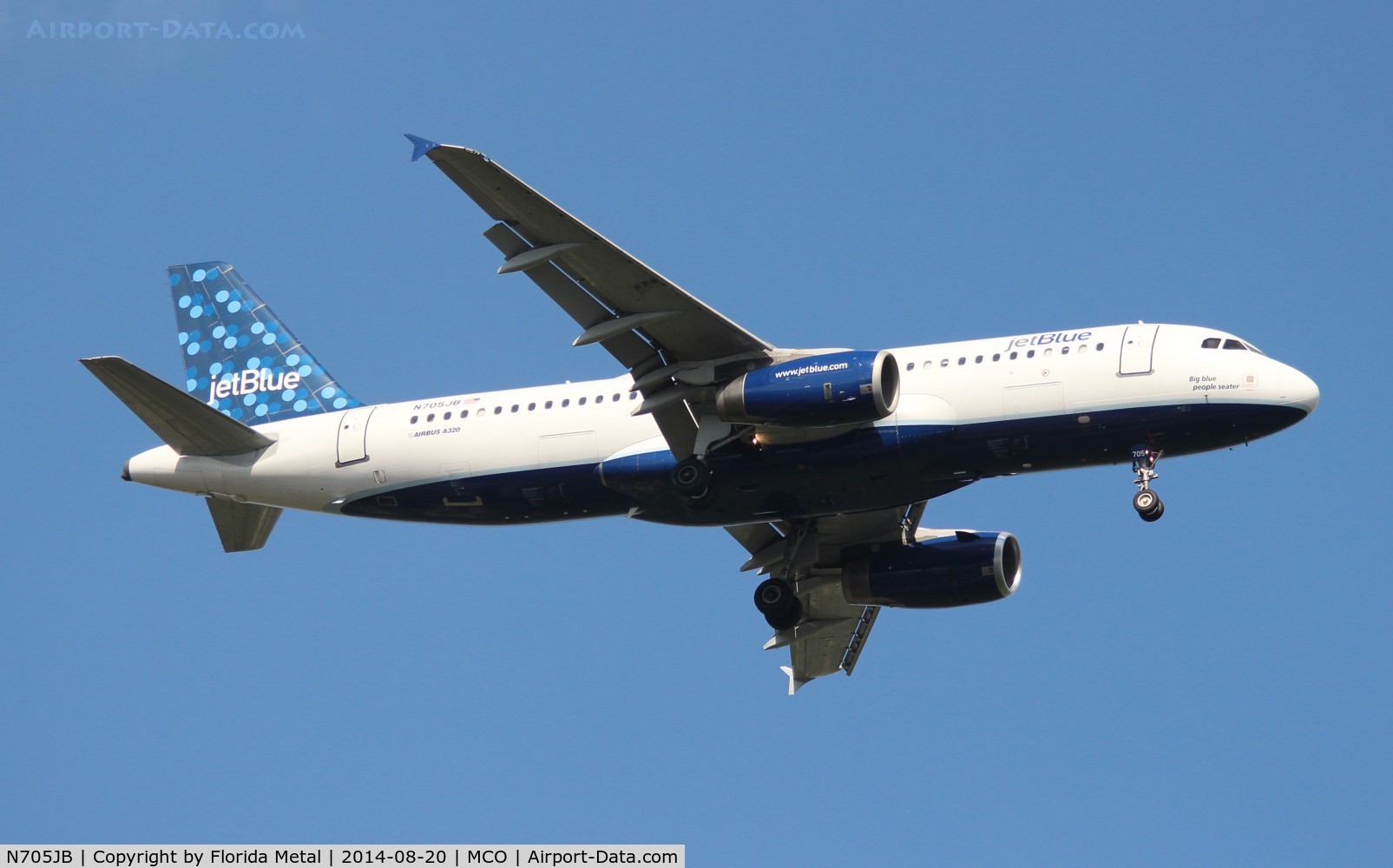 N705JB, 2008 Airbus A320-232 C/N 3416, Jet Blue