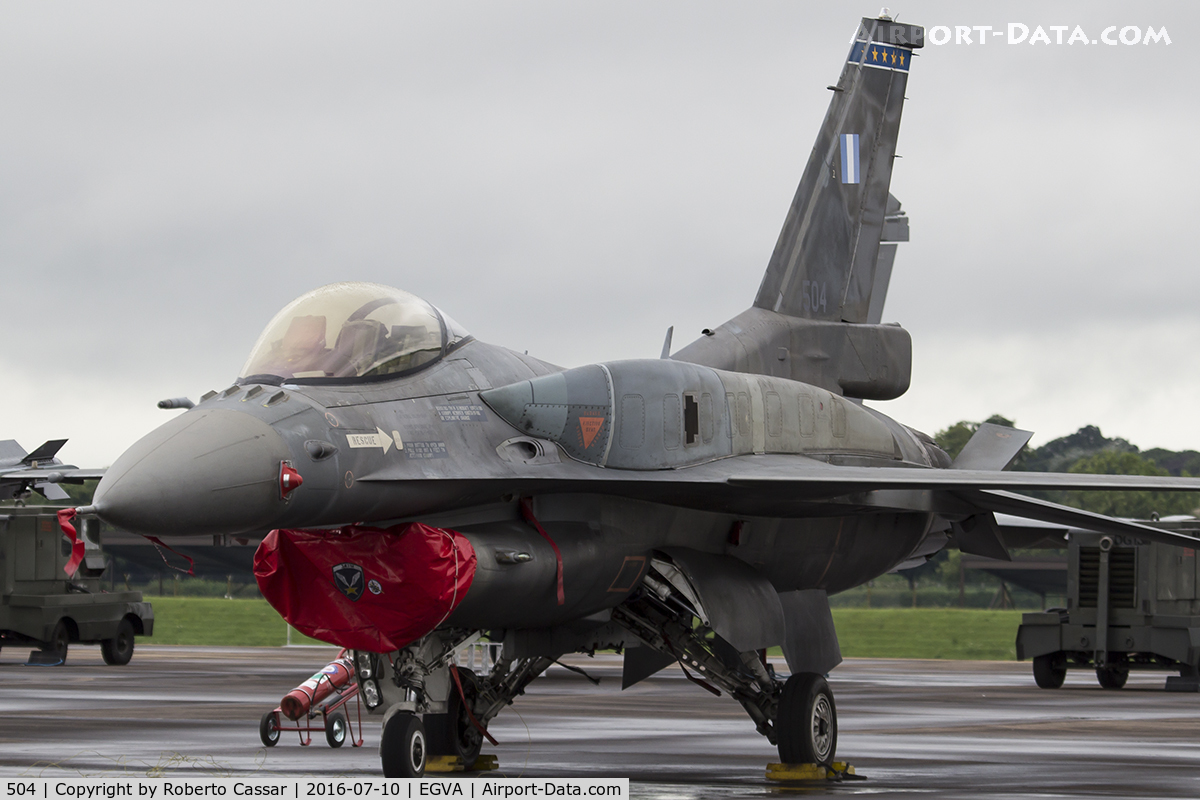 504, Lockheed Martin F-16CJ Fighting Falcon C/N XK-5, RIAT16