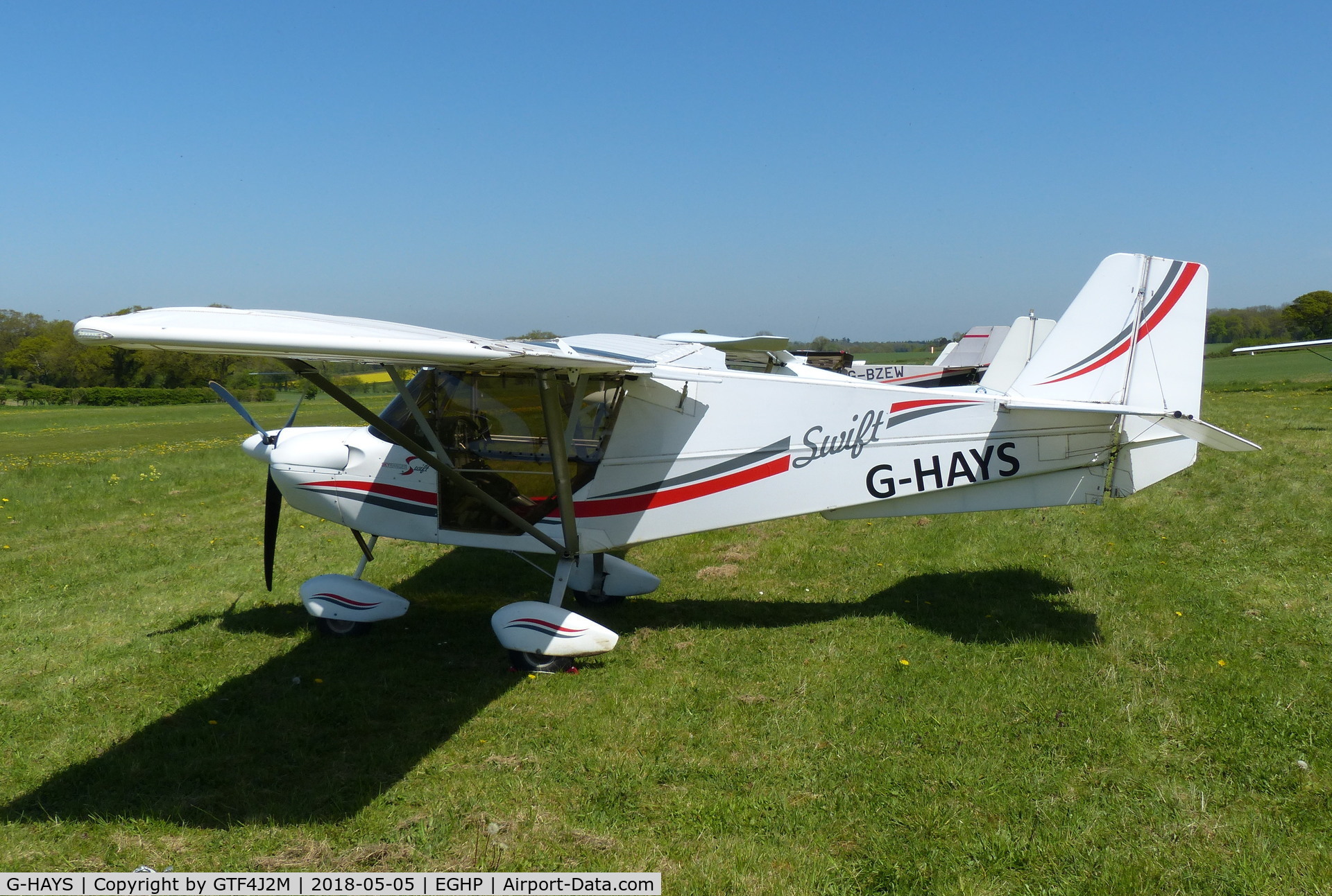 G-HAYS, 2008 Skyranger Swift 912S(1) C/N BMAA/HB/563, G-HAYS at Popham 5May18