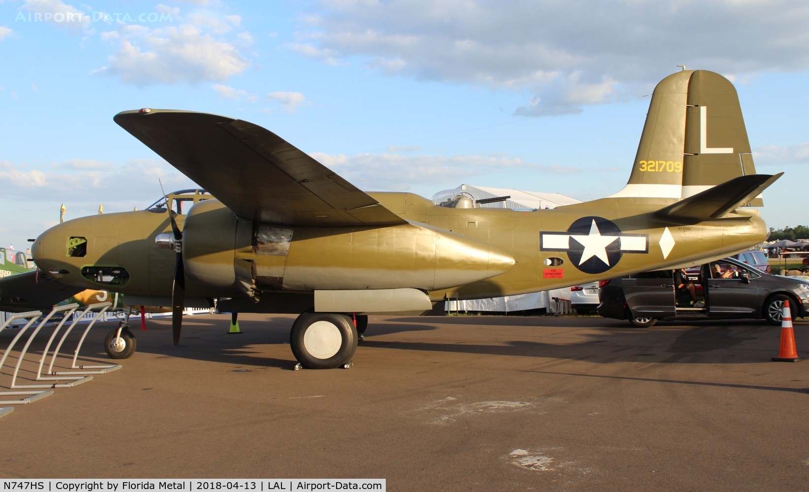 N747HS, 1943 Douglas A-20G-40-DO Havoc C/N 21356, A-20G