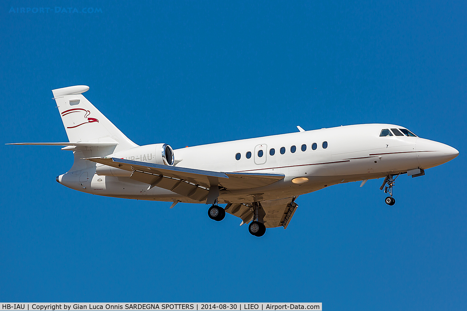 HB-IAU, 2003 Dassault Falcon 2000EX C/N 14, LANDING 05