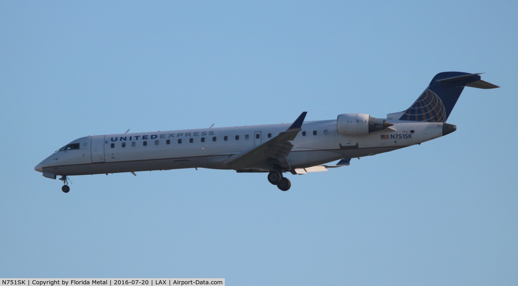 N751SK, 2005 Bombardier CRJ-701ER (CL-600-2C10) Regional Jet C/N 10208, United Express