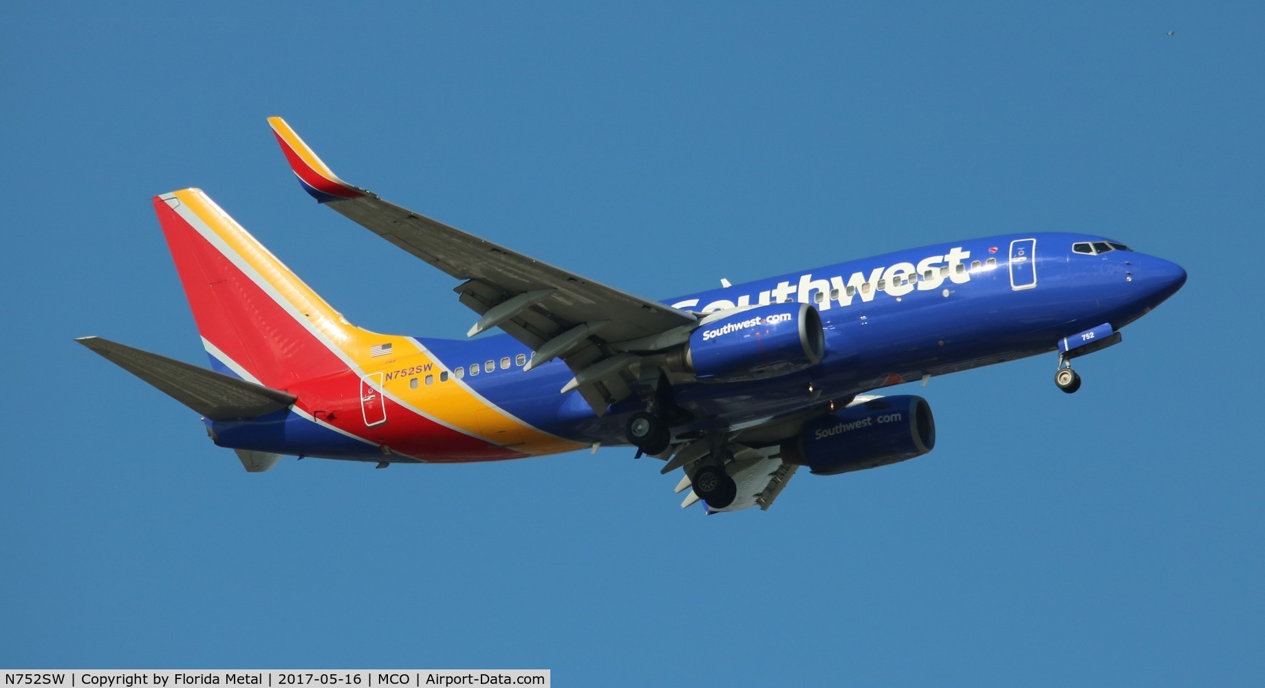 N752SW, 1999 Boeing 737-7H4 C/N 29804, Southwest