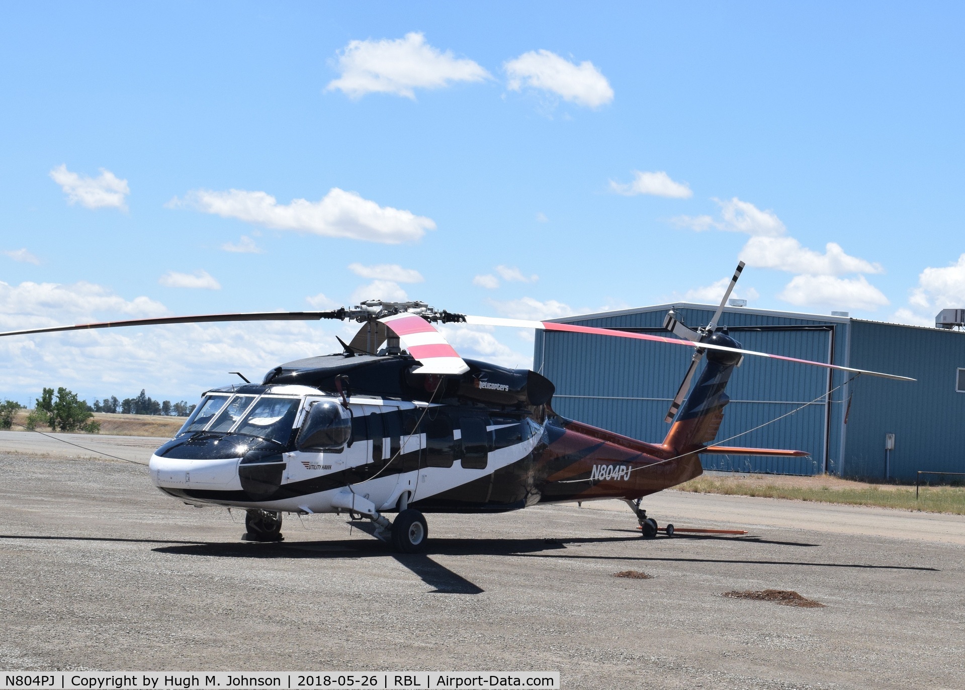 N804PJ, 1978 Sikorsky UH-60A Black Hawk C/N 70061, 1978 Sikorsky UH-60A Black Hawk at Red Bluff Airport