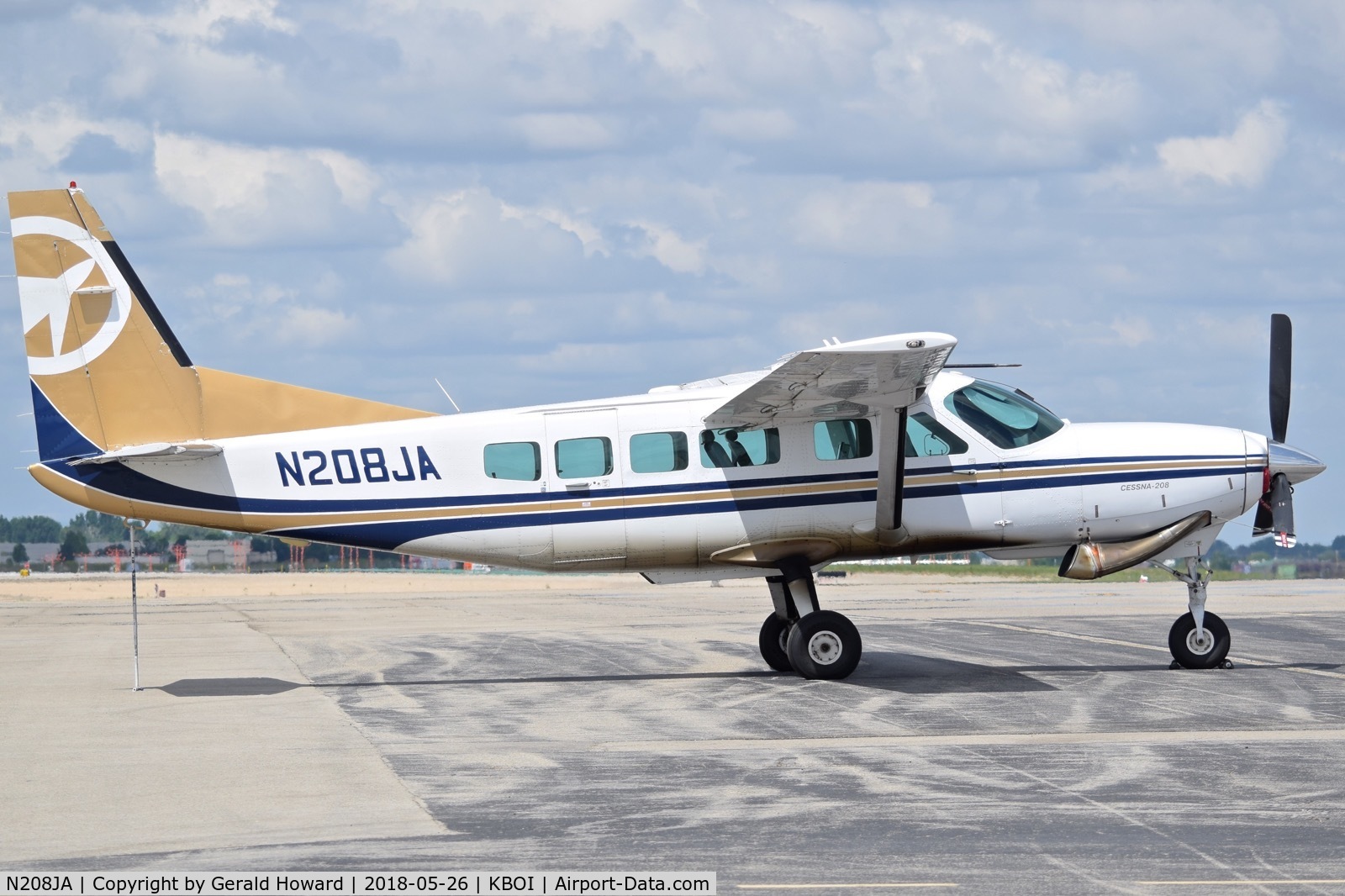N208JA, Cessna 208B C/N 208B2174, Parked on the north GA ramp.