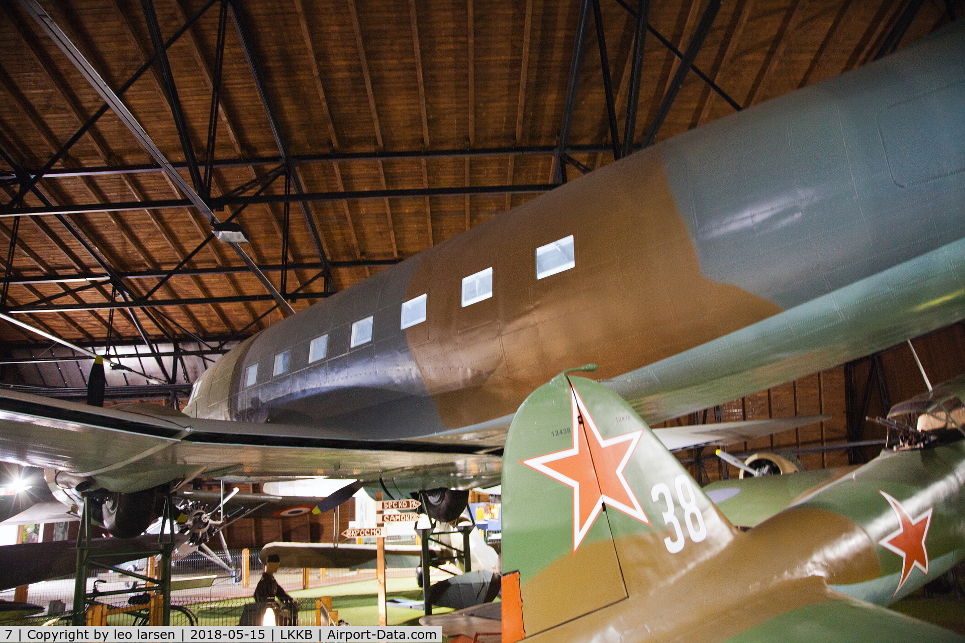 7, 1952 Lisunov (Douglas) Li-2P C/N 23443002, Kbely Air Museum 15.5.2018