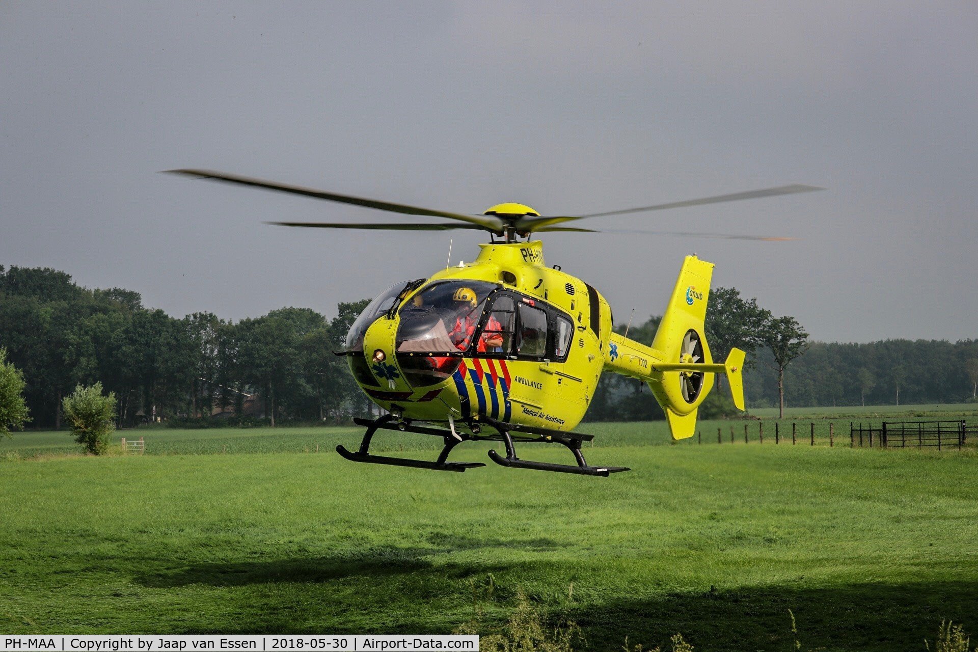 PH-MAA, 2006 Eurocopter EC-135T-2 C/N 0532, PH-MAA is an emergency helicopter in the Netherlands