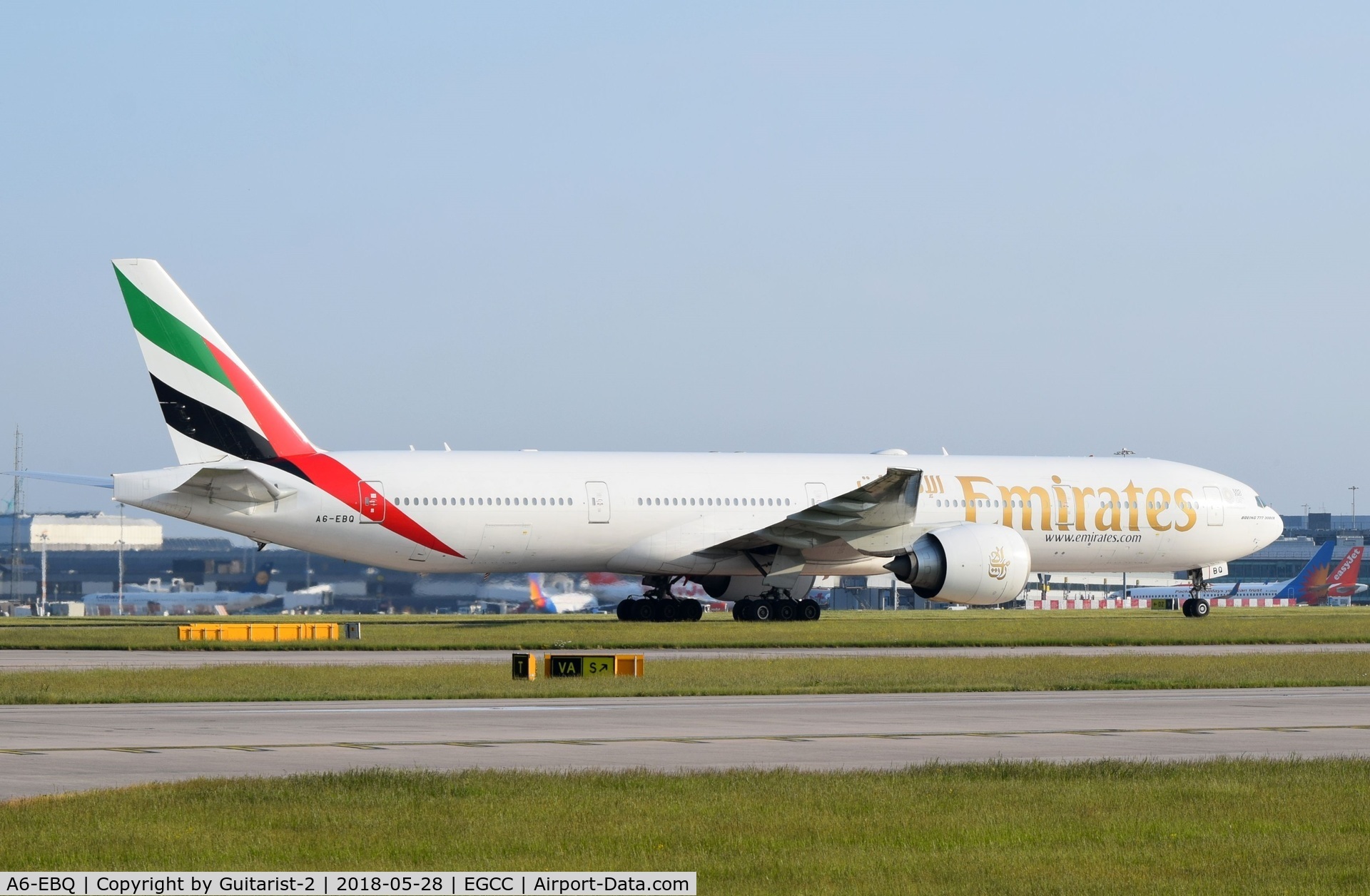 A6-EBQ, 2006 Boeing 777-36N/ER C/N 33863, At Manchester