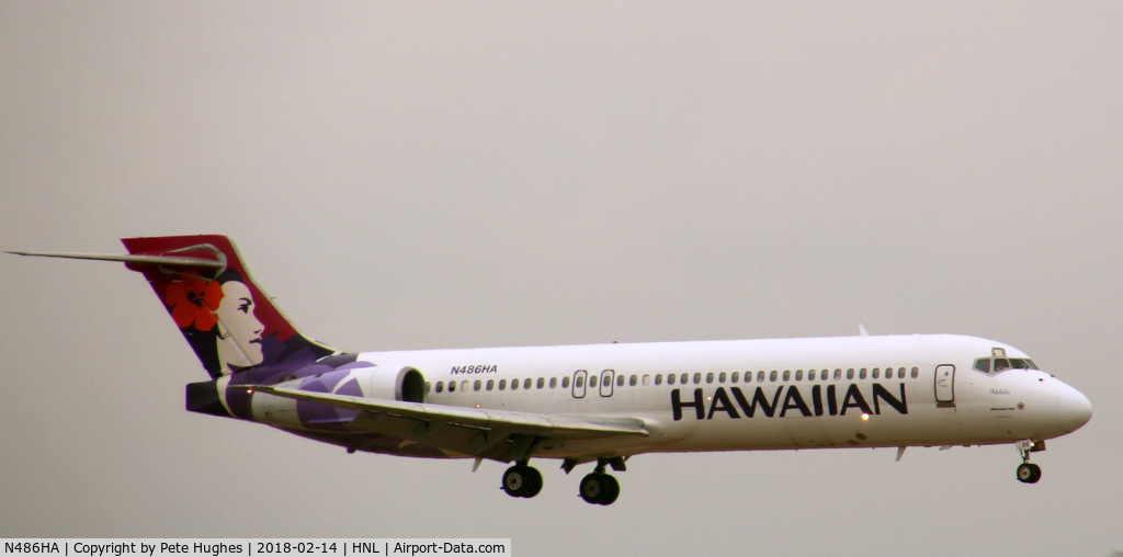 N486HA, 2001 Boeing 717-22A C/N 55131, N486HA Boeing 717 finals for Honolulu