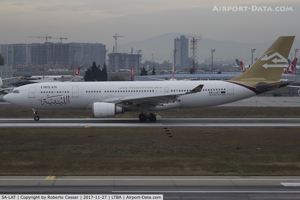 5A-LAT, 2014 Airbus A330-202 C/N 1505, Istanbul Ataturk