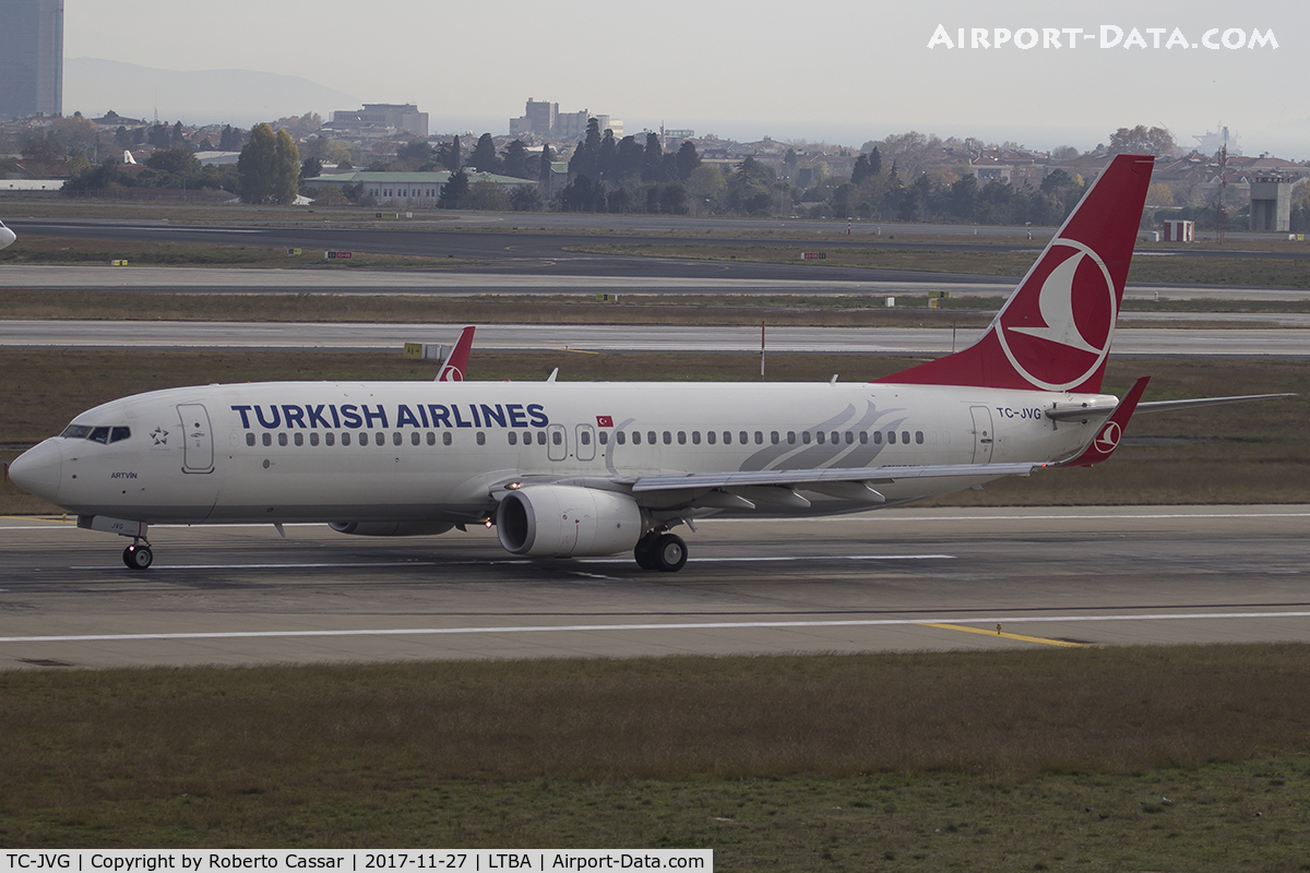 TC-JVG, 2014 Boeing 737-8F2 C/N 42009, Istanbul Ataturk