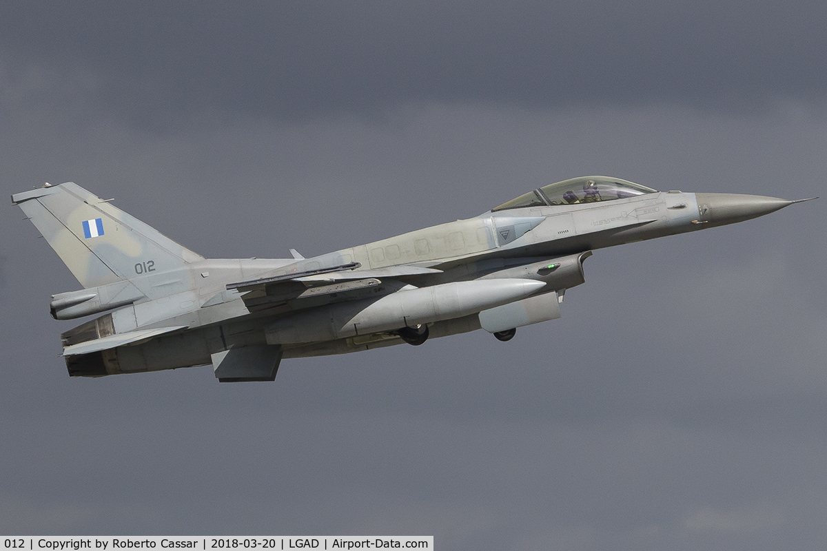 012, Lockheed Martin F-16CJ Fighting Falcon C/N WJ-12, Exercise Iniochos 2018