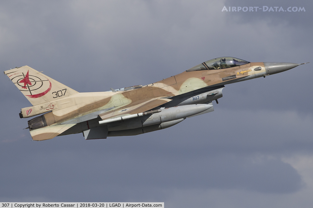 307, 1986 General Dynamics F-16C Barak C/N 4J-4, Exercise Iniochos 2018