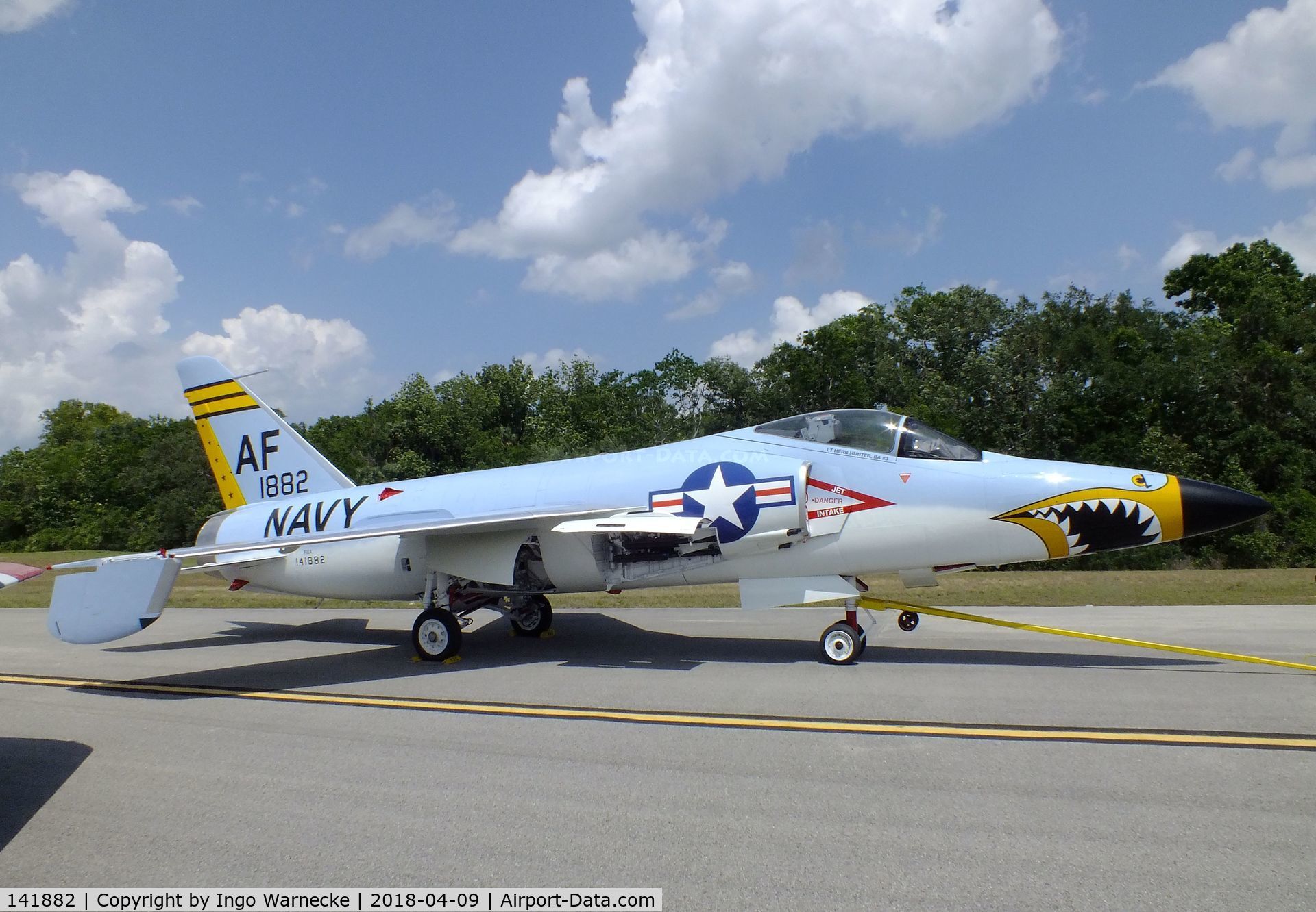 141882, Grumman F-11A Tiger C/N 199, Grumman F-11A (F11F-1) Tiger at the VAC Warbird Museum, Titusville FL