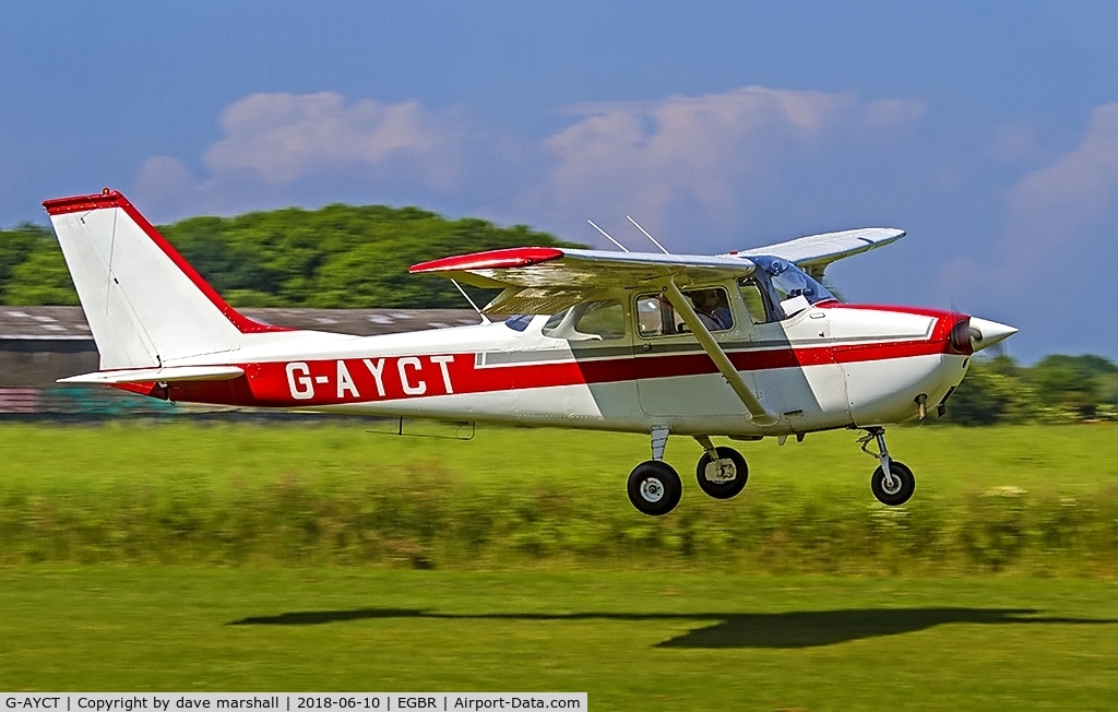 G-AYCT, 1970 Reims F172H Skyhawk C/N 0724, Arrival