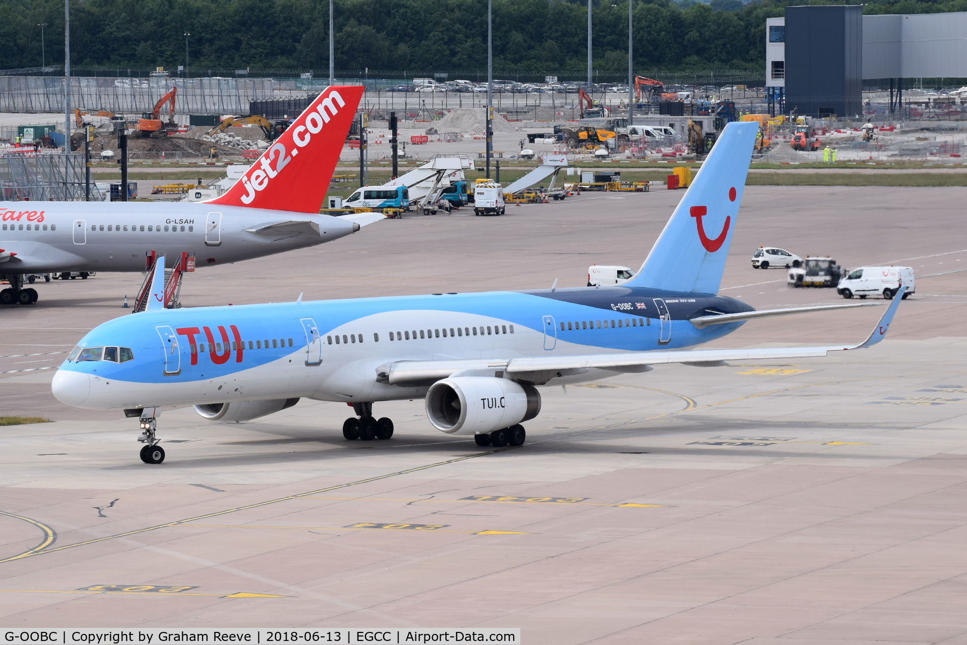 G-OOBC, 2003 Boeing 757-28A C/N 33098, In TUI livery at Manchester.