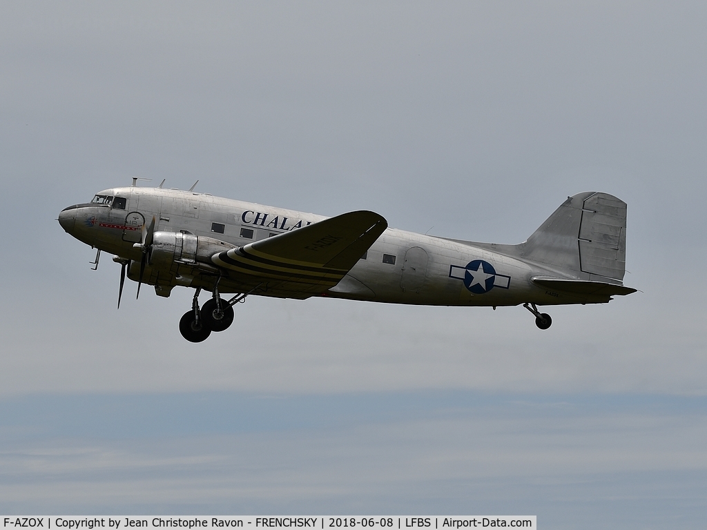 F-AZOX, 1945 Douglas DC-3C-S1C3G (C-47B-35-DK) C/N 16604, CHALAIR