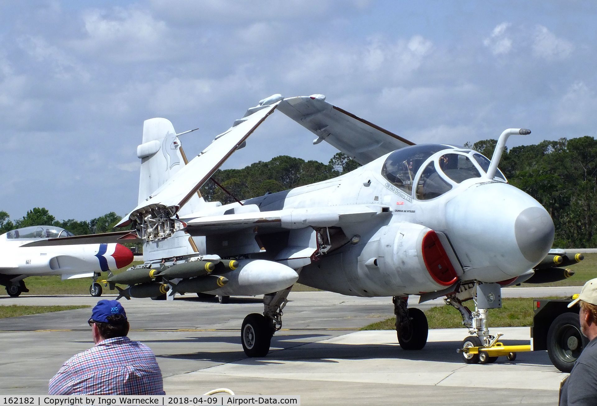 162182, Grumman A-6E Intruder C/N I-675, Grumman A-6E Intruder at the VAC Warbird Museum, Titusville FL