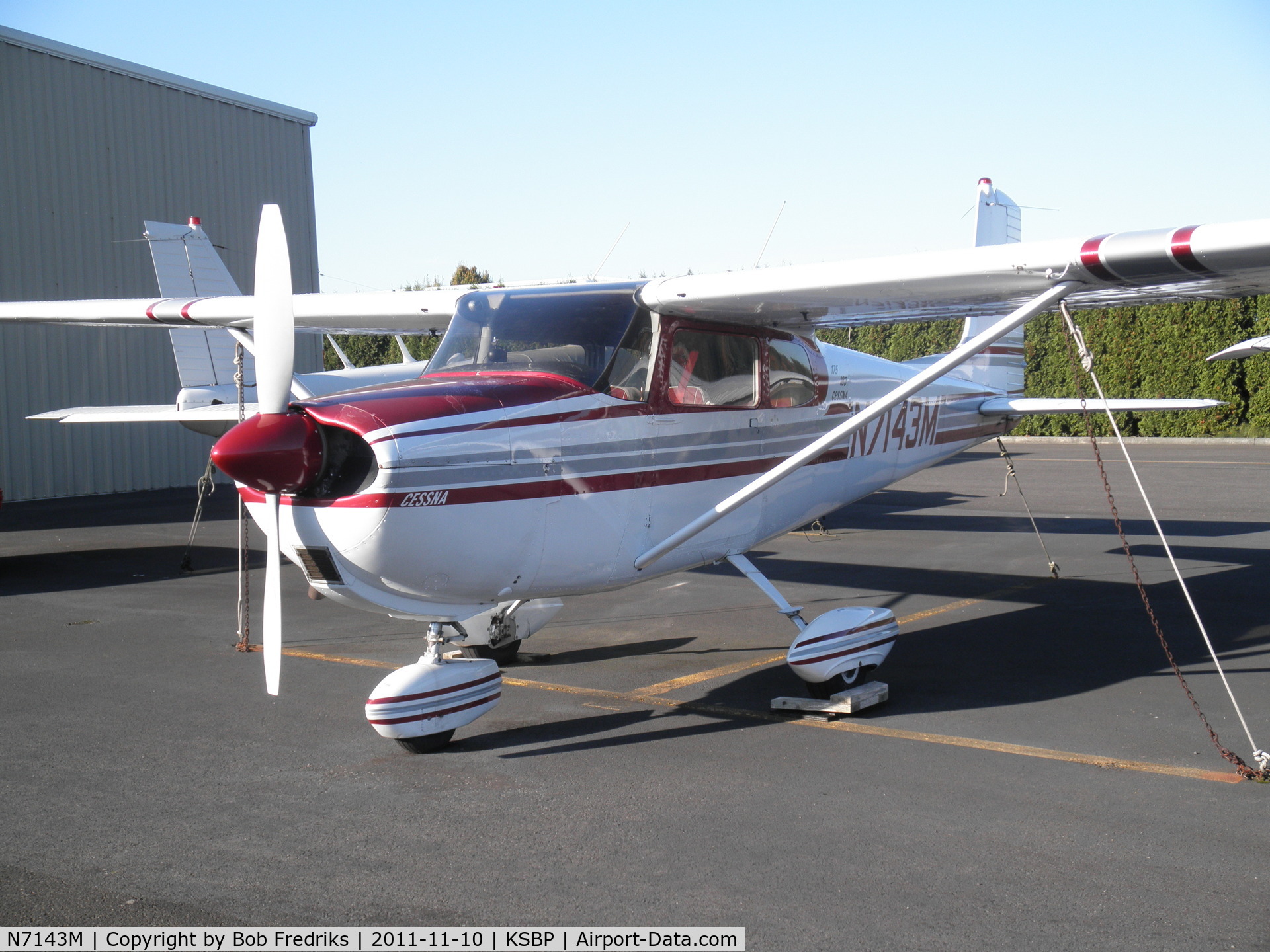 N7143M, 1958 Cessna 175 Skylark C/N 55443, Lycoming O-360 and Hartzel Constant Speed prop upgrade.