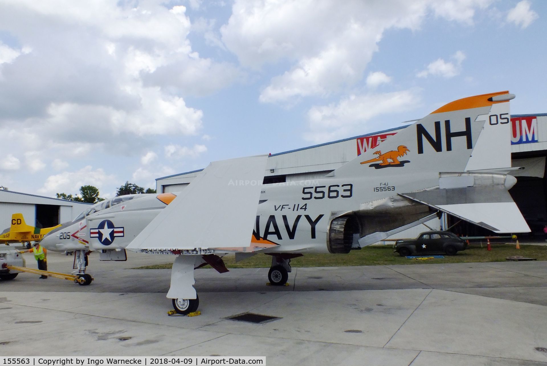 155563, McDonnell F-4J Phantom II C/N 2845, McDonnell Douglas F-4J Phantom II at the VAC Warbird Museum, Titusville FL