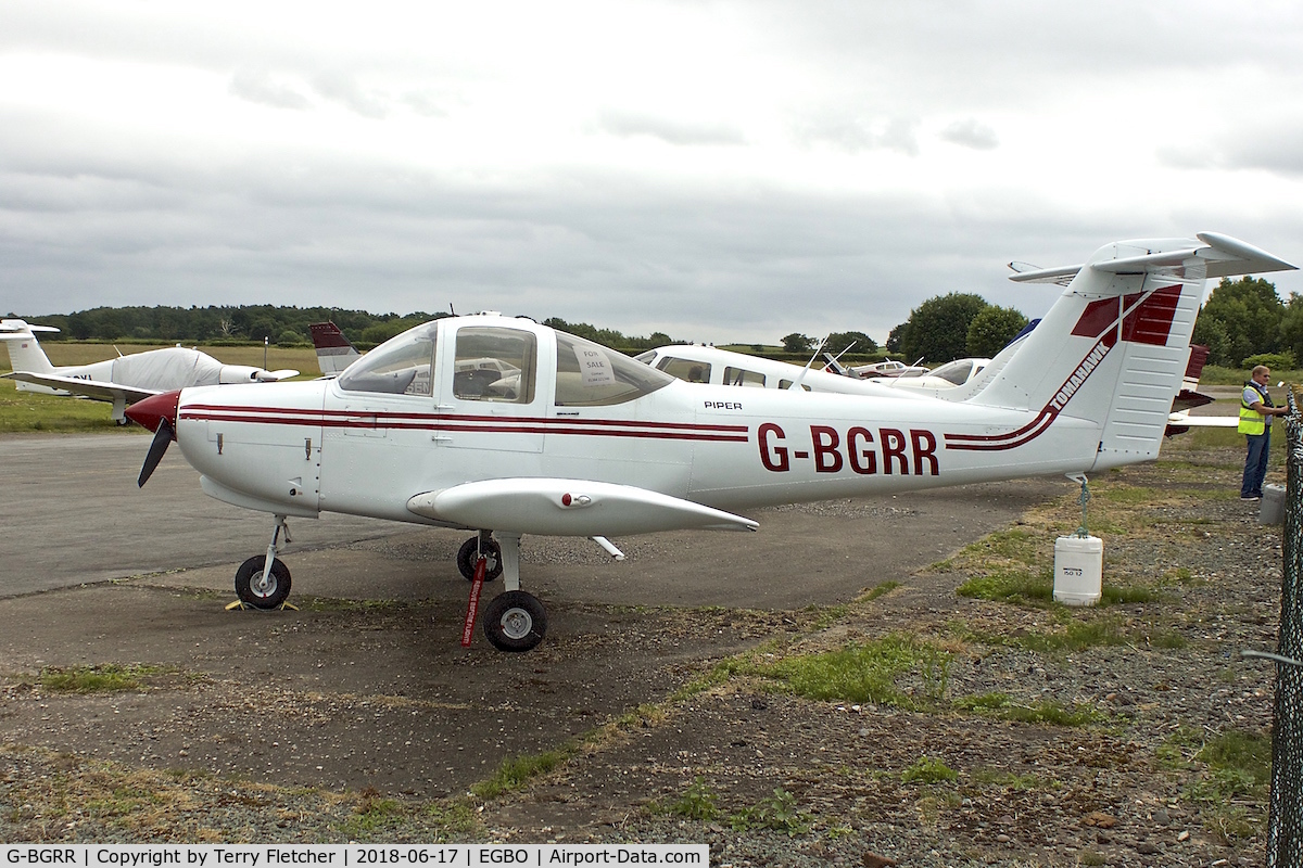 G-BGRR, 1978 Piper PA-38-112 Tomahawk Tomahawk C/N 38-78A0336, at Wolverhampton Halfpenny Green Airport