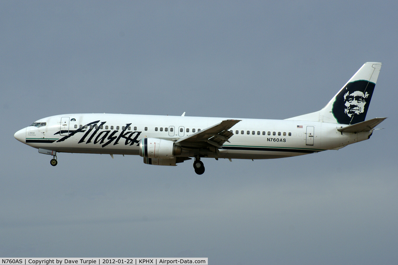 N760AS, 1992 Boeing 737-4Q8 C/N 25098, With Swift Air as N807TJ since May 2018.