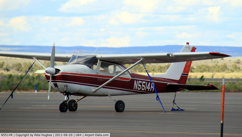N5514R, 1965 Cessna 172F C/N 17253089, N5514R Cessna 172 at Monticello, Utah