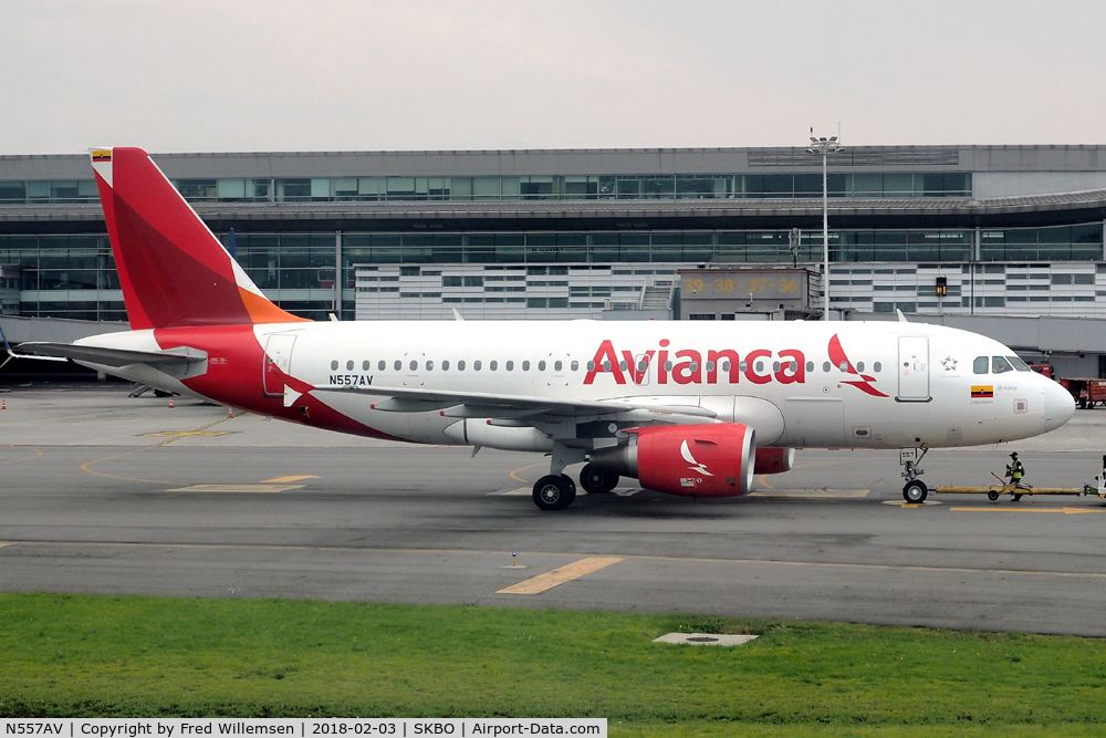 N557AV, 2012 Airbus A319-115 C/N 5057, AVIANCA