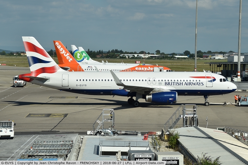 G-EUYS, 2013 Airbus A320-232 C/N 5948, BA363 to London LHR