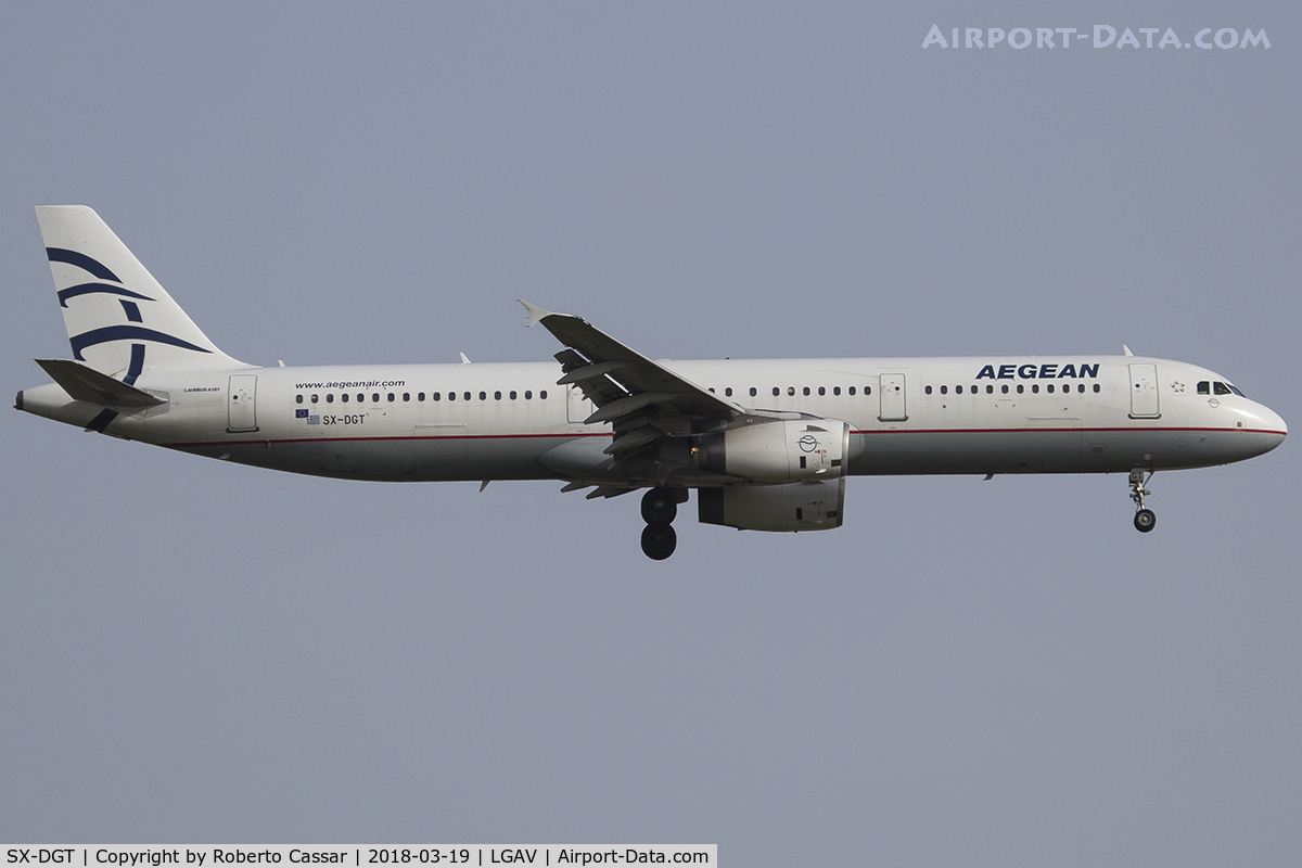 SX-DGT, 2001 Airbus A321-231 C/N 1433, Athens