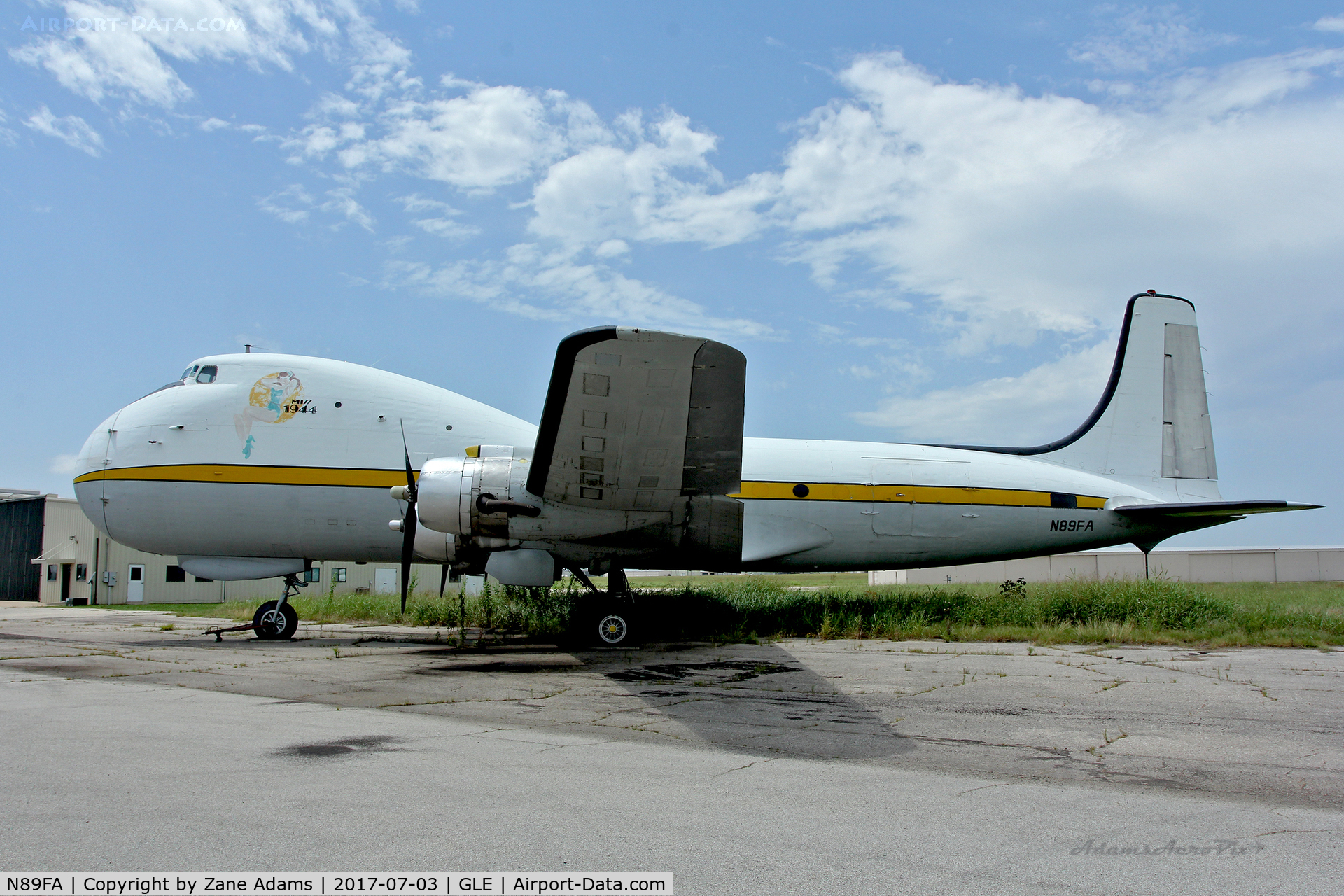 N89FA, 1944 Aviation Traders ATL-98 Carvair (C-54B) C/N 27249, Carvair at Gainesville Municipal