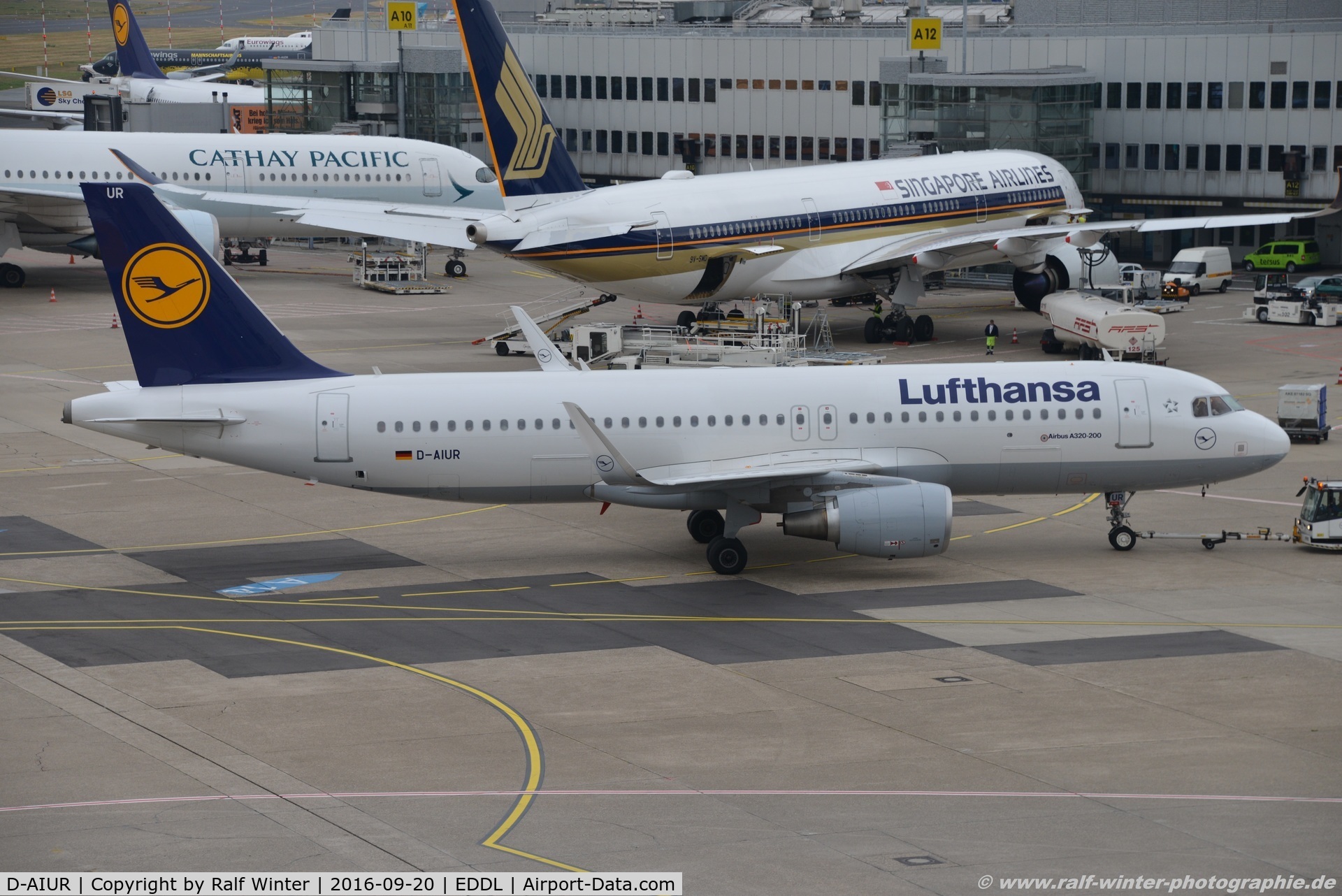D-AIUR, 2015 Airbus A320-214 C/N 6985, Airbus A320-214(W) - LH DLH Lufthansa - 6985 - D-AIUR - 20.09.2016 - DUS
