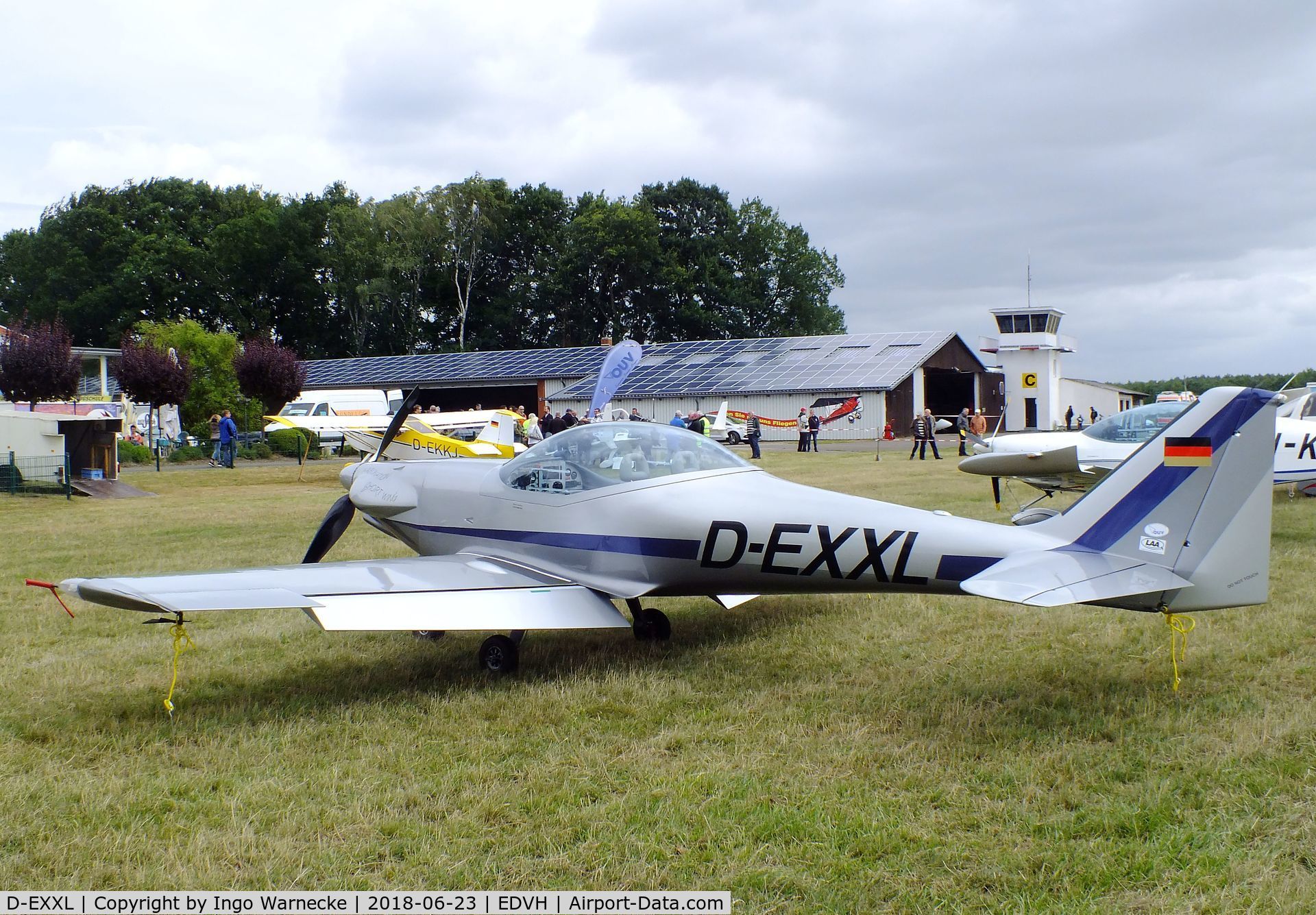 D-EXXL, WDFL Dallach D4 Fascination C/N 1997, WDFL Dallach D4 Fascination XL short wing at the 2018 OUV-Meeting at Hodenhagen airfield