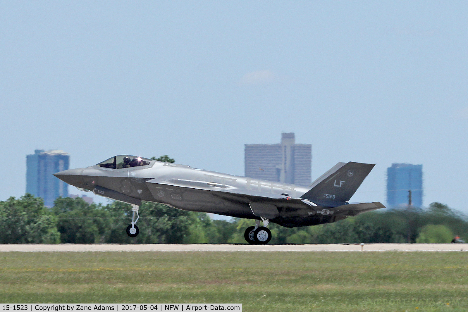 15-1523, 2015 Lockheed Martin F-35A Lightning II C/N AF114, Departing NAS Fort Worth