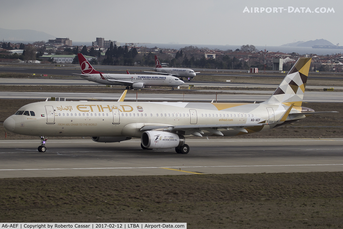 A6-AEF, 2015 Airbus A321-231 C/N 6554, Istanbul Ataturk
