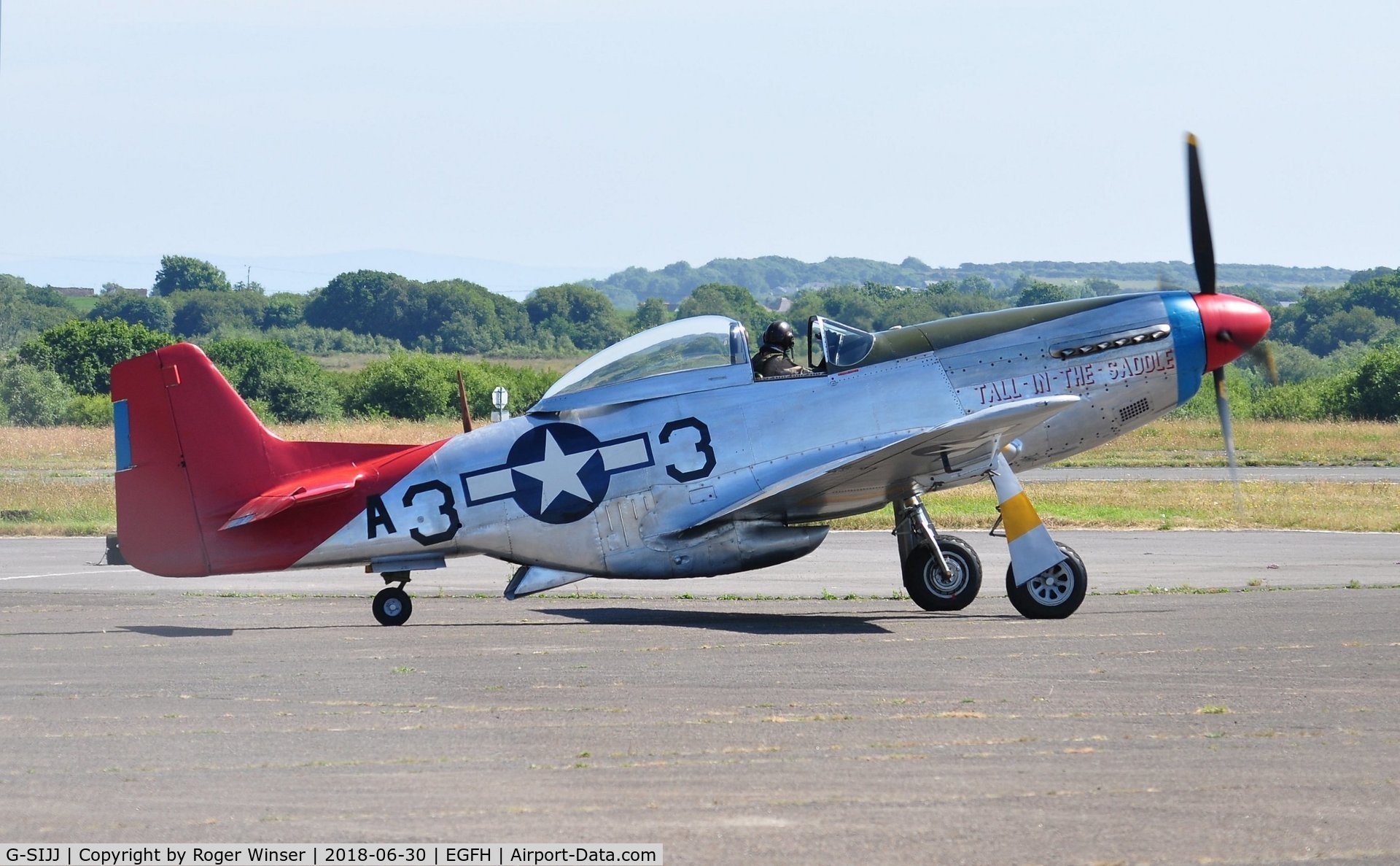 G-SIJJ, 1944 North American P-51D Mustang C/N 122-31894 (44-72035), TALL IN THE SADDLE.