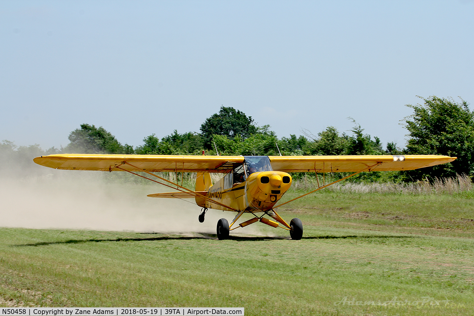N50458, 1983 Piper PA-18-150 Super Cub C/N 18-8309020, At the 2018 Flying Tigers fly-in - Paris, TX