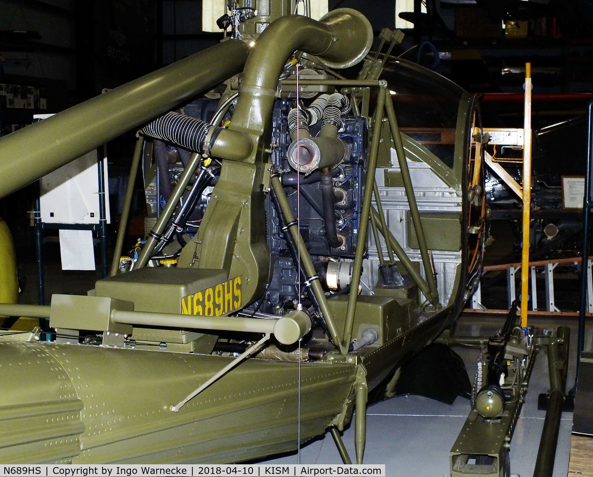 N689HS, 1959 Hiller UH-12D C/N 1169, Hiller UH-12D (H-23D Raven) at the Kissimmee Air Museum, Orlando FL
