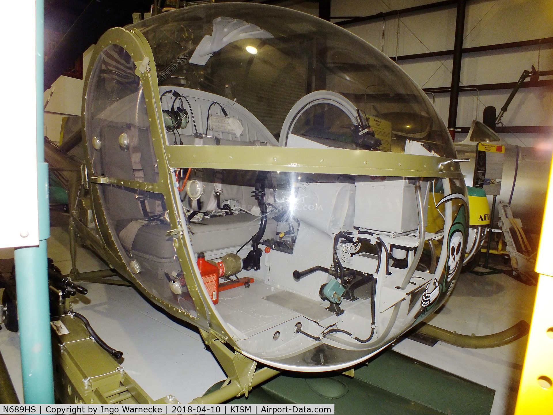 N689HS, 1959 Hiller UH-12D C/N 1169, Hiller UH-12D (H-23D Raven) at the Kissimmee Air Museum, Orlando FL