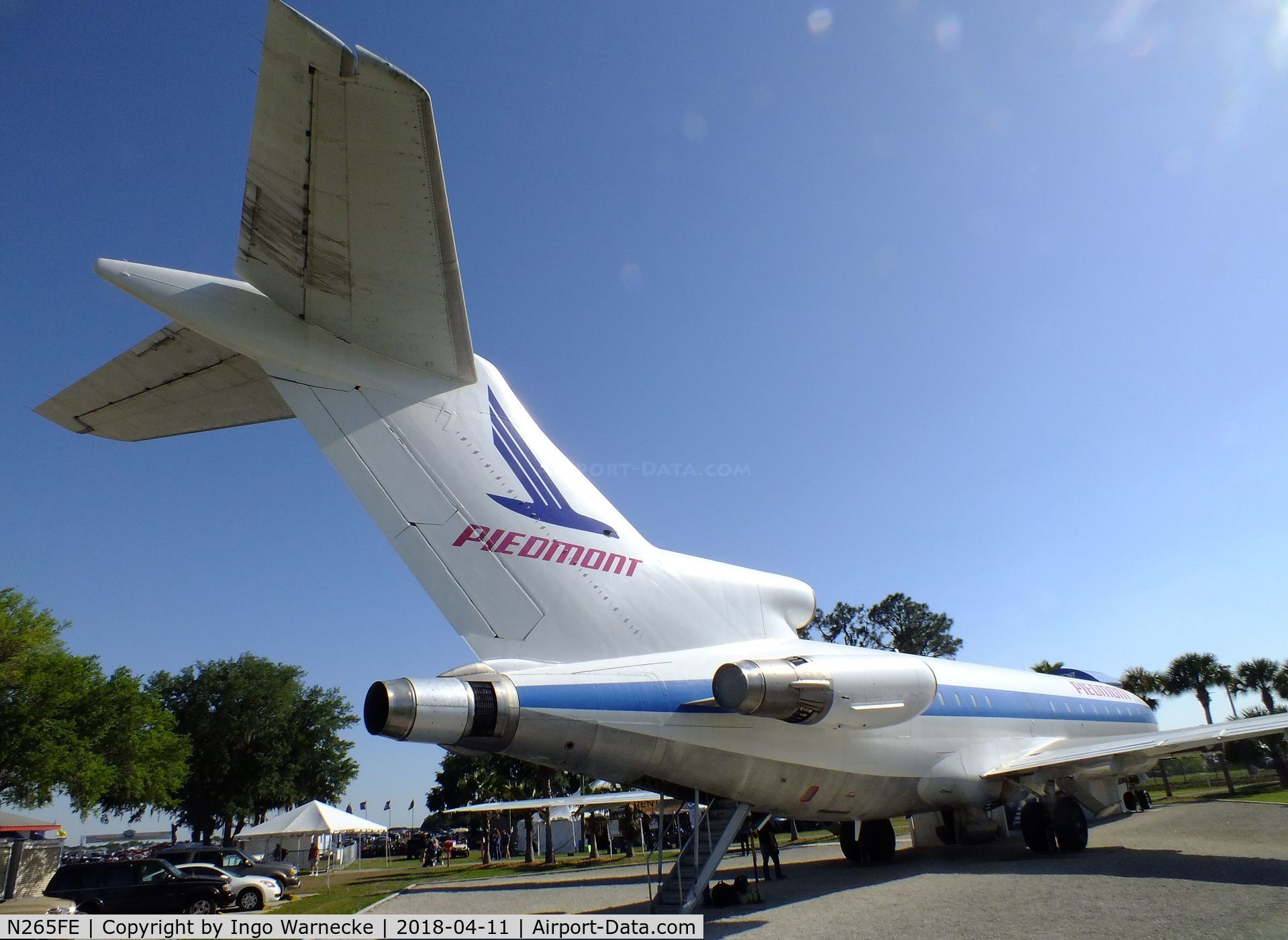 N265FE, 1979 Boeing 727-233F C/N 21671, Boeing 727-233 outside the Florida Air Museum (ex ISAM) during 2018 Sun 'n Fun, Lakeland FL