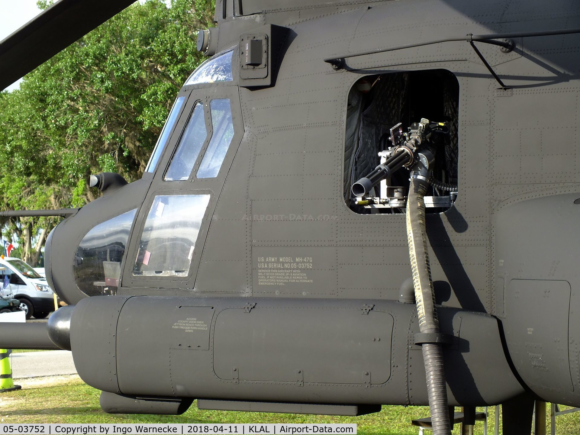 05-03752, 1981 Boeing MH-47G Chinook C/N M.3752, Boeing MH-47G Chinook of the US Army at 2018 Sun 'n Fun, Lakeland FL