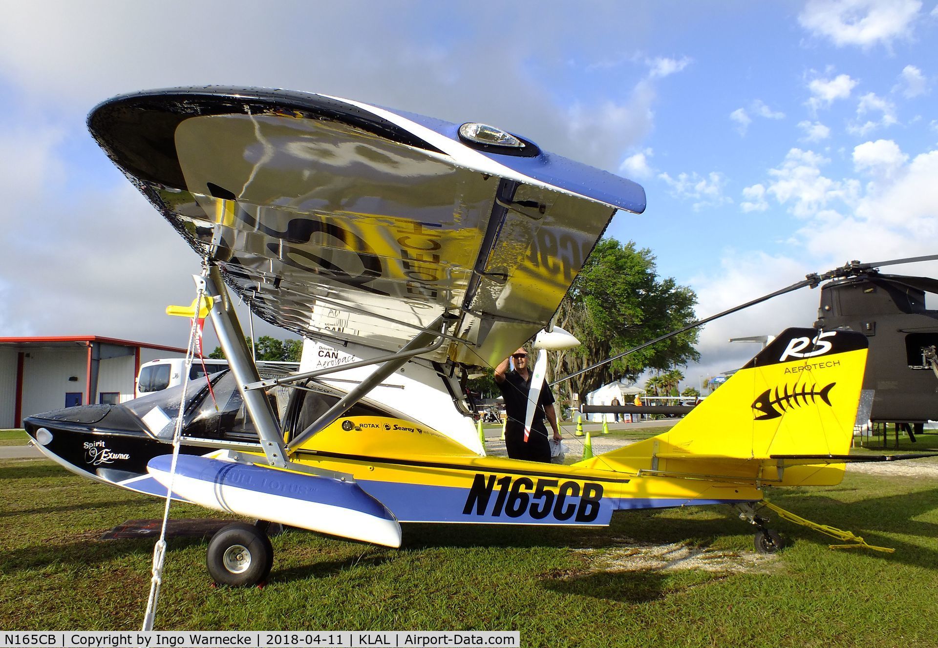 N165CB, 2009 Progressive Aerodyne Searey C/N IMK387C, Progressive Aerodyne SeaRey at 2018 Sun 'n Fun, Lakeland FL