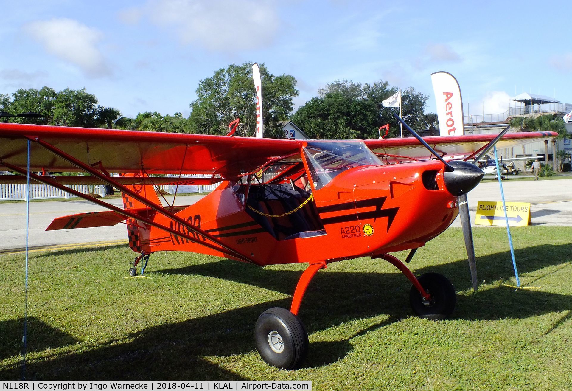 N118R, 2014 Aeropro CZ A220 C/N 42614, Aerotrek A220 (Aeropro Eurofox-2K) at 2018 Sun 'n Fun, Lakeland FL