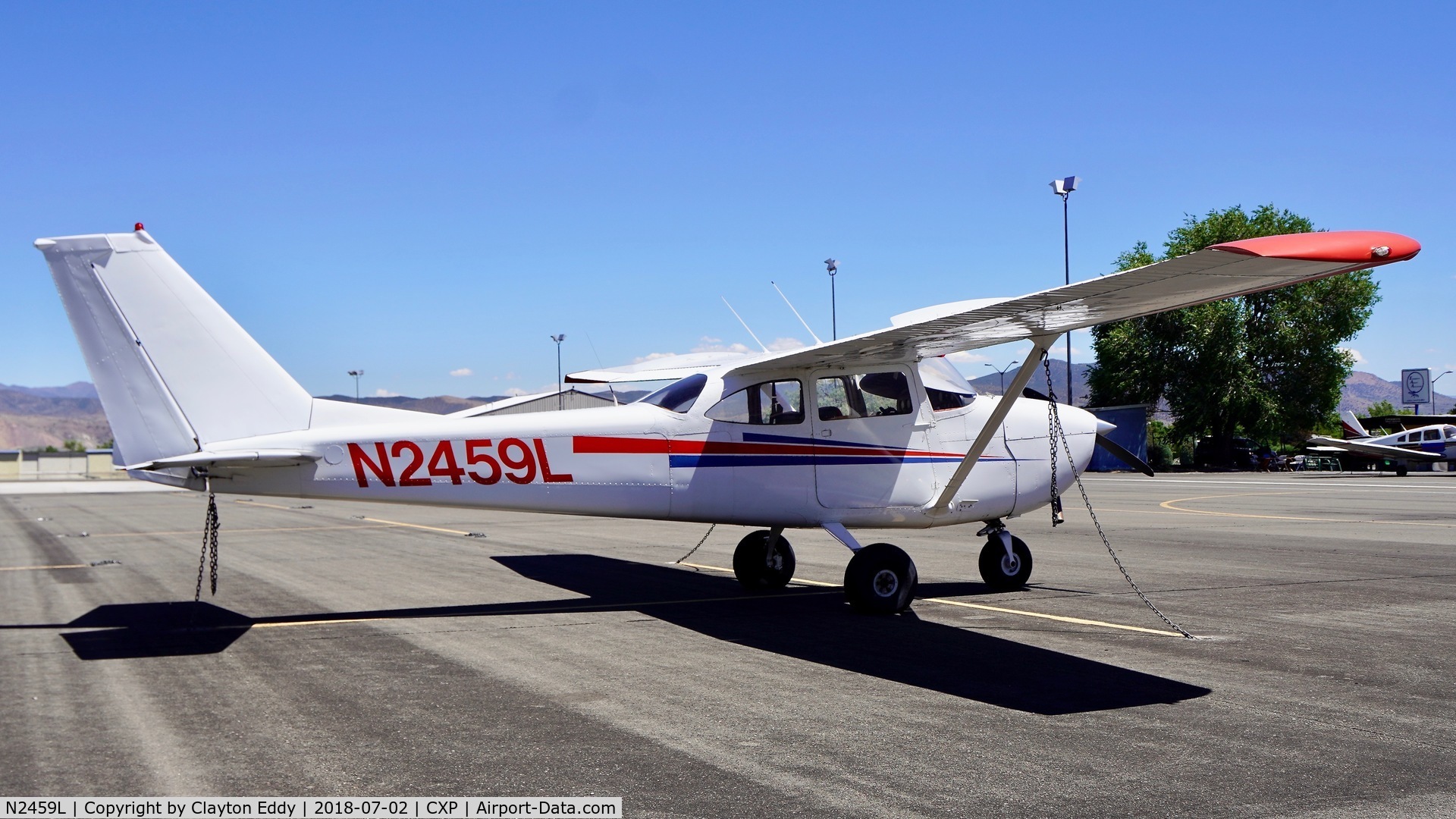 N2459L, 1966 Cessna 172H C/N 17255659, Carson City Airport Nevada 2018.