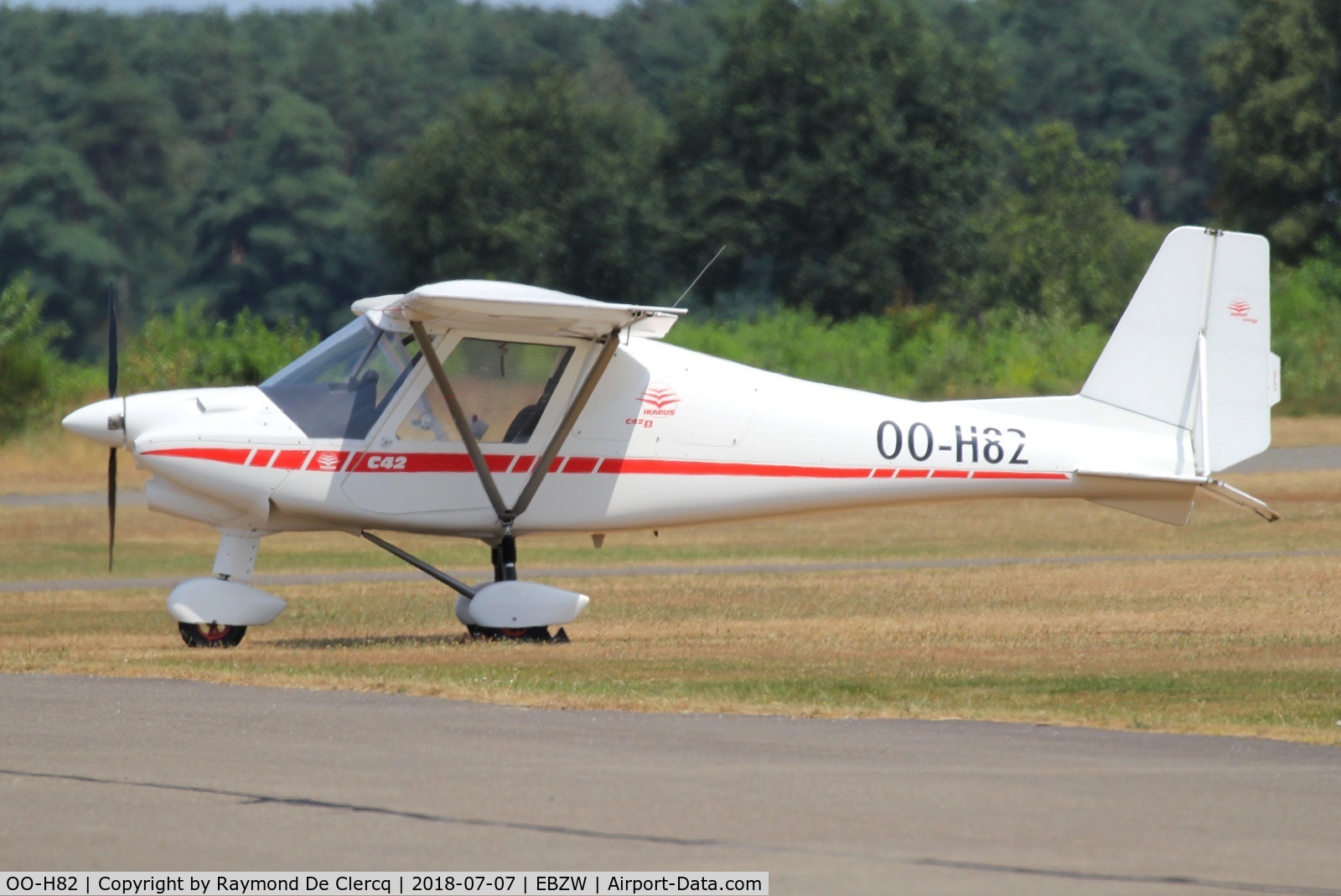 OO-H82, Comco Ikarus C-42 C/N 1505-7390, C42B at Zwartberg.