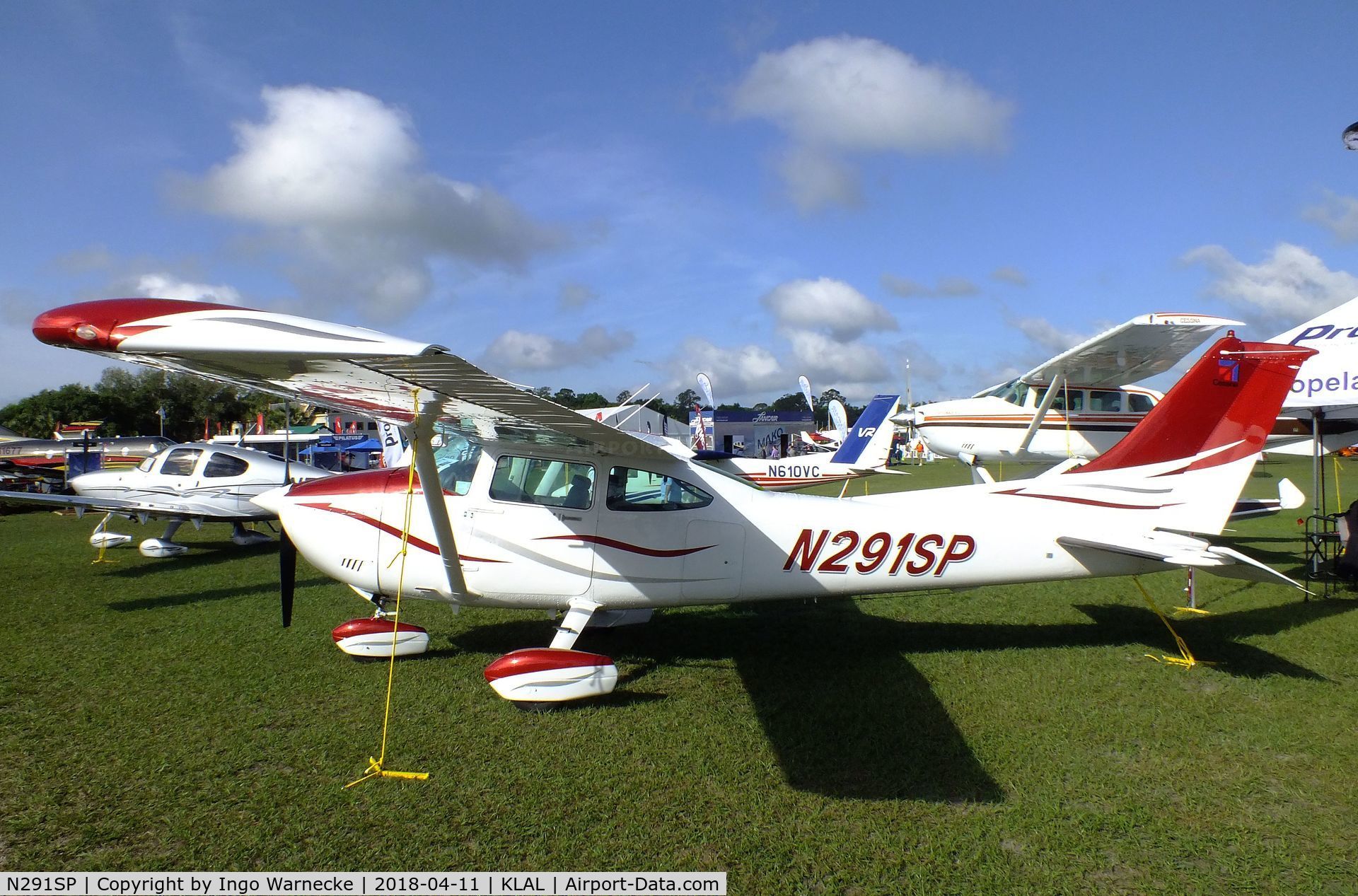 N291SP, 1986 Cessna 182R Skylane C/N 18268546, Cessna 182R Skylane at 2018 Sun 'n Fun, Lakeland FL