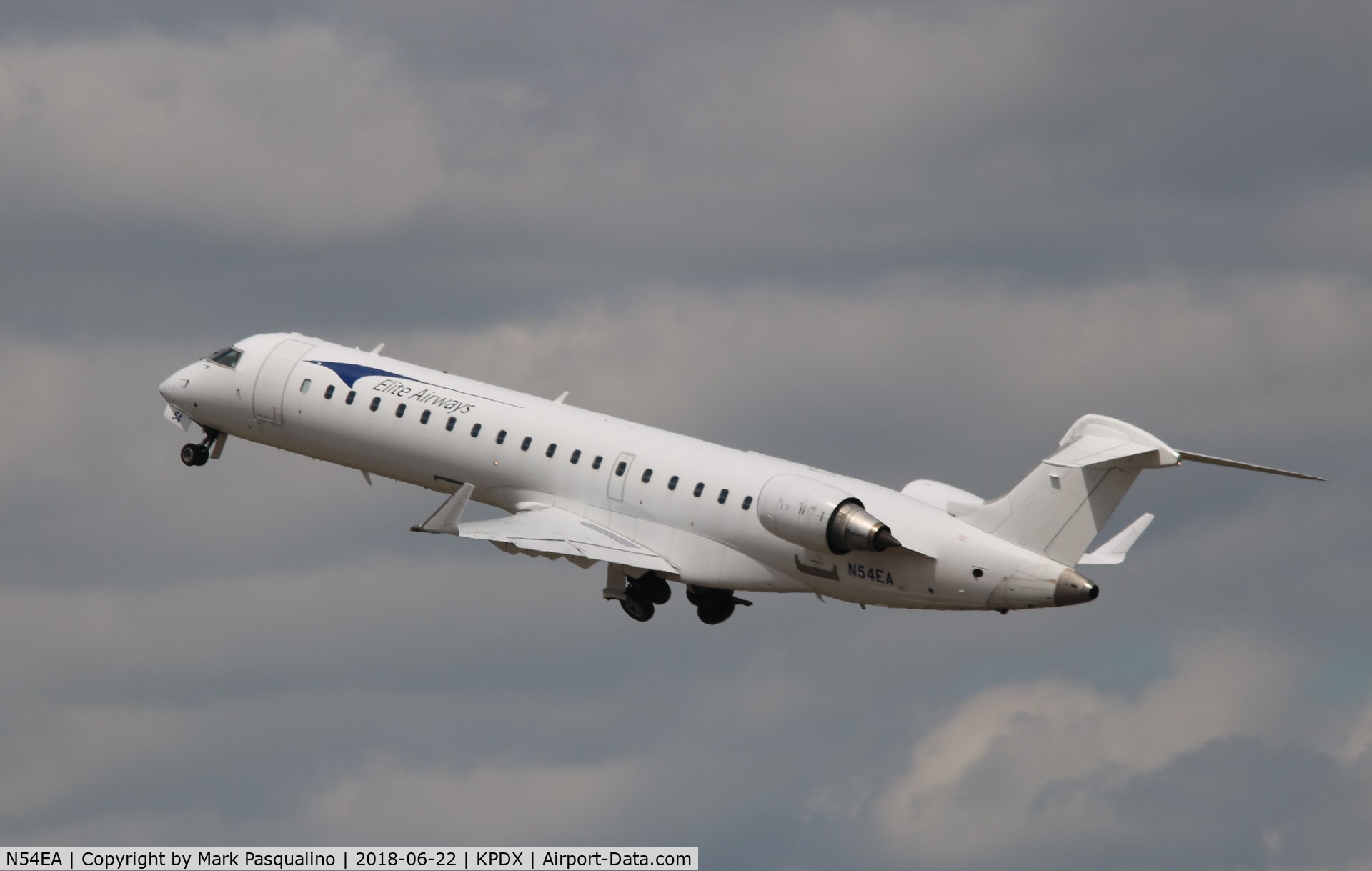 N54EA, 2003 Bombardier CRJ-702 (CL-600-2C10) Regional Jet C/N 10100, CL-600-2C10